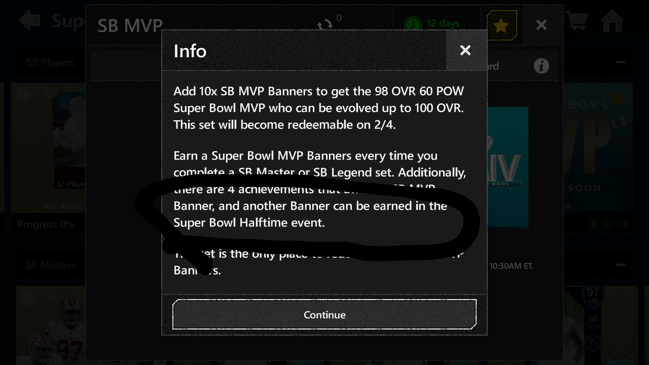 Last year's was a event for a free diamond SB player. What is this year