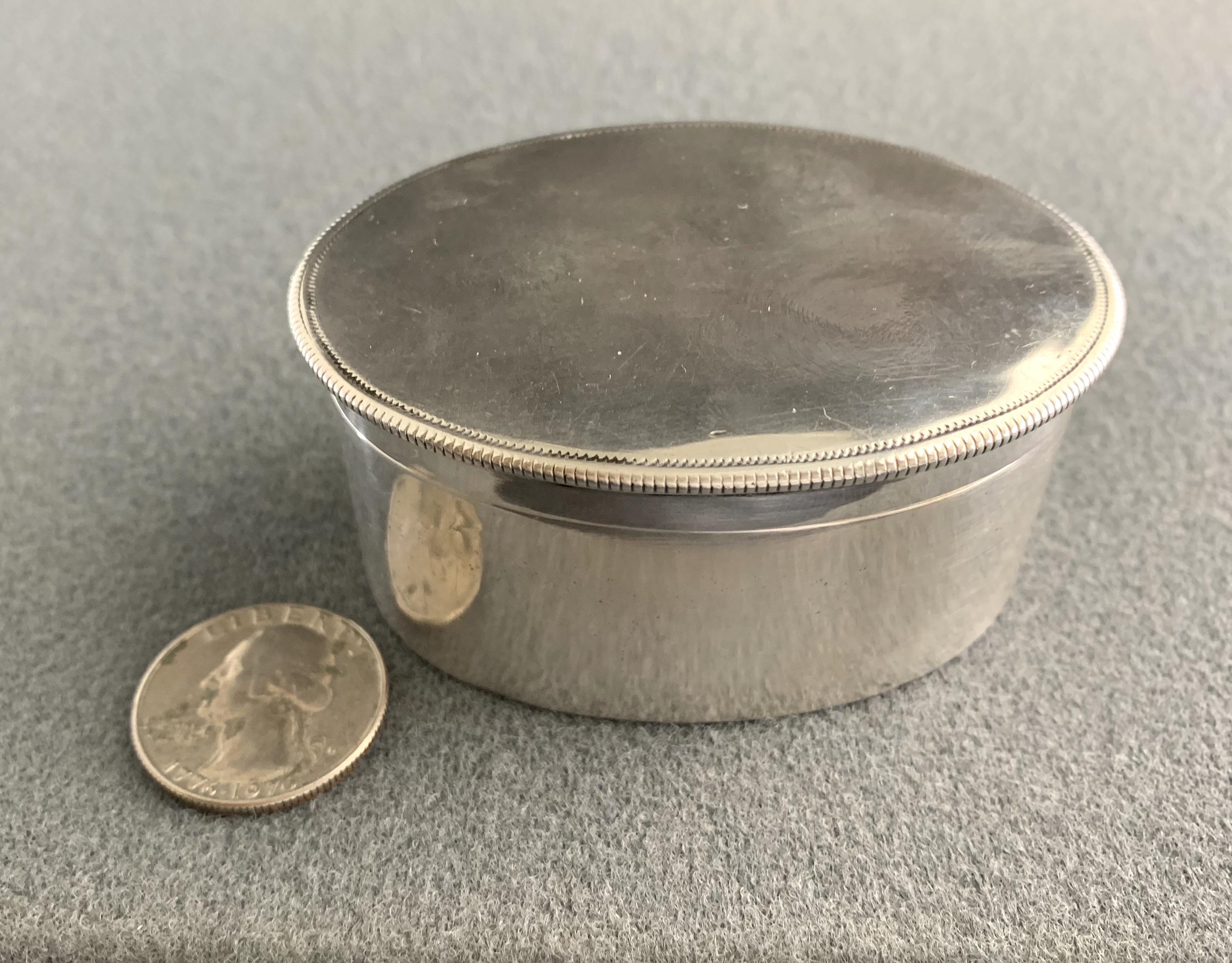 Antique silver snuff box, dated 1819, and made in AustriaHungary1.57 at the local thrift