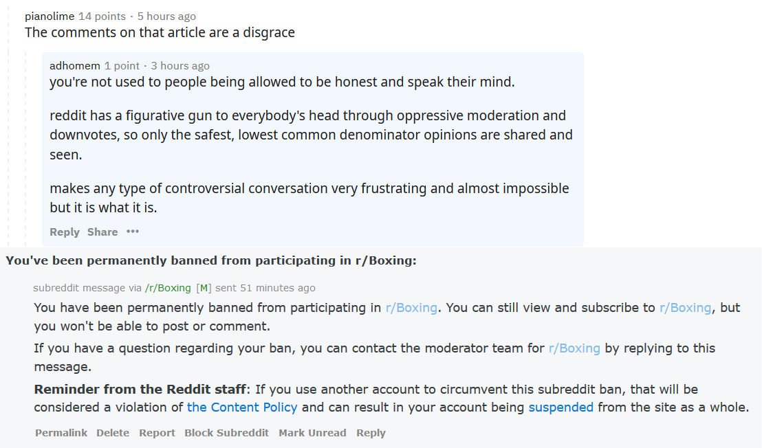 2 days into making my reddit account. that was quick r/WatchRedditDie