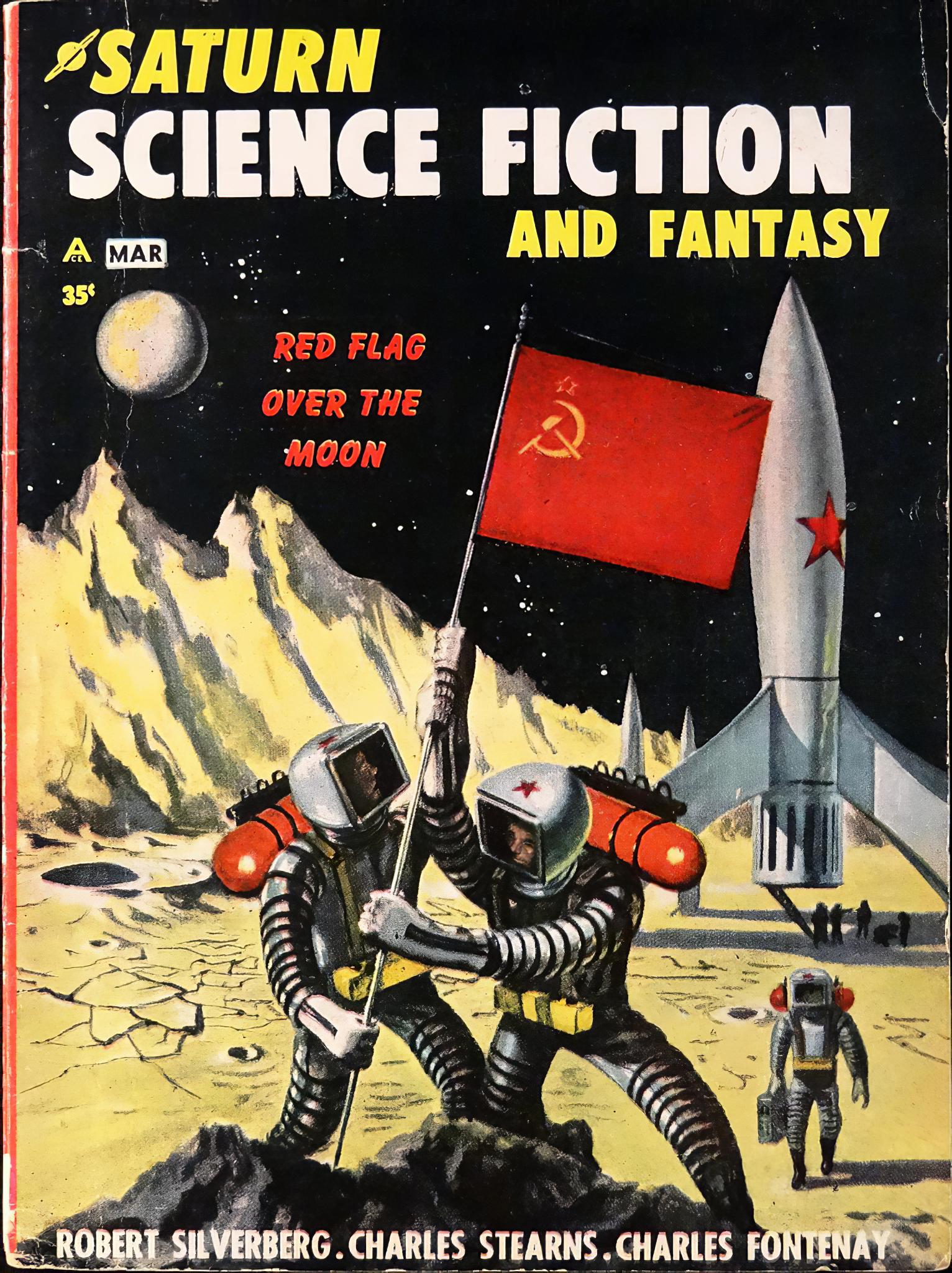 1958 cover of Saturn Science Fiction and Fantasy depicts the nightmare