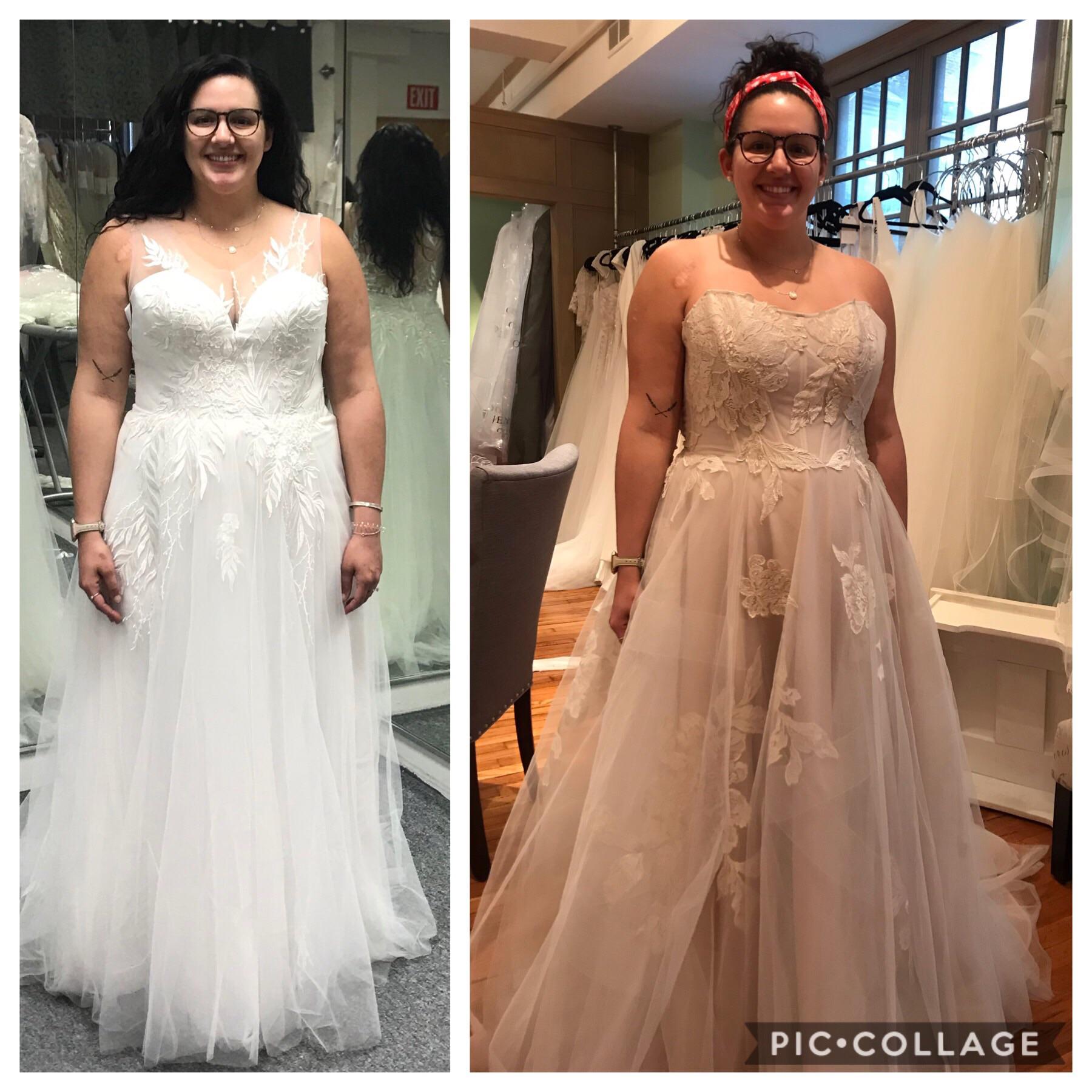 I never tried on dresses and was having some dress regret after