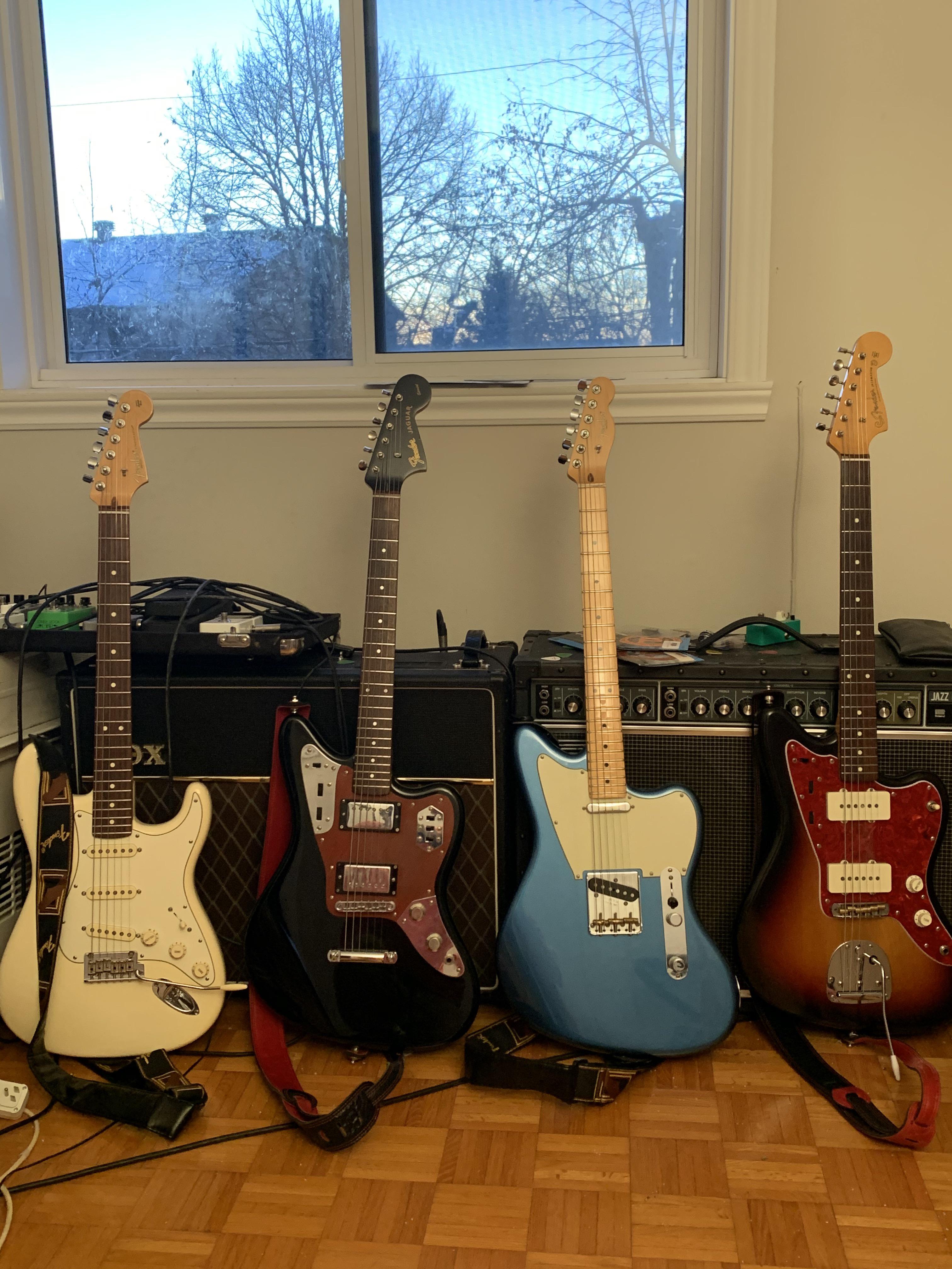 First post on reddit! My current Fender setUp American Standard Stratocaster 60th
