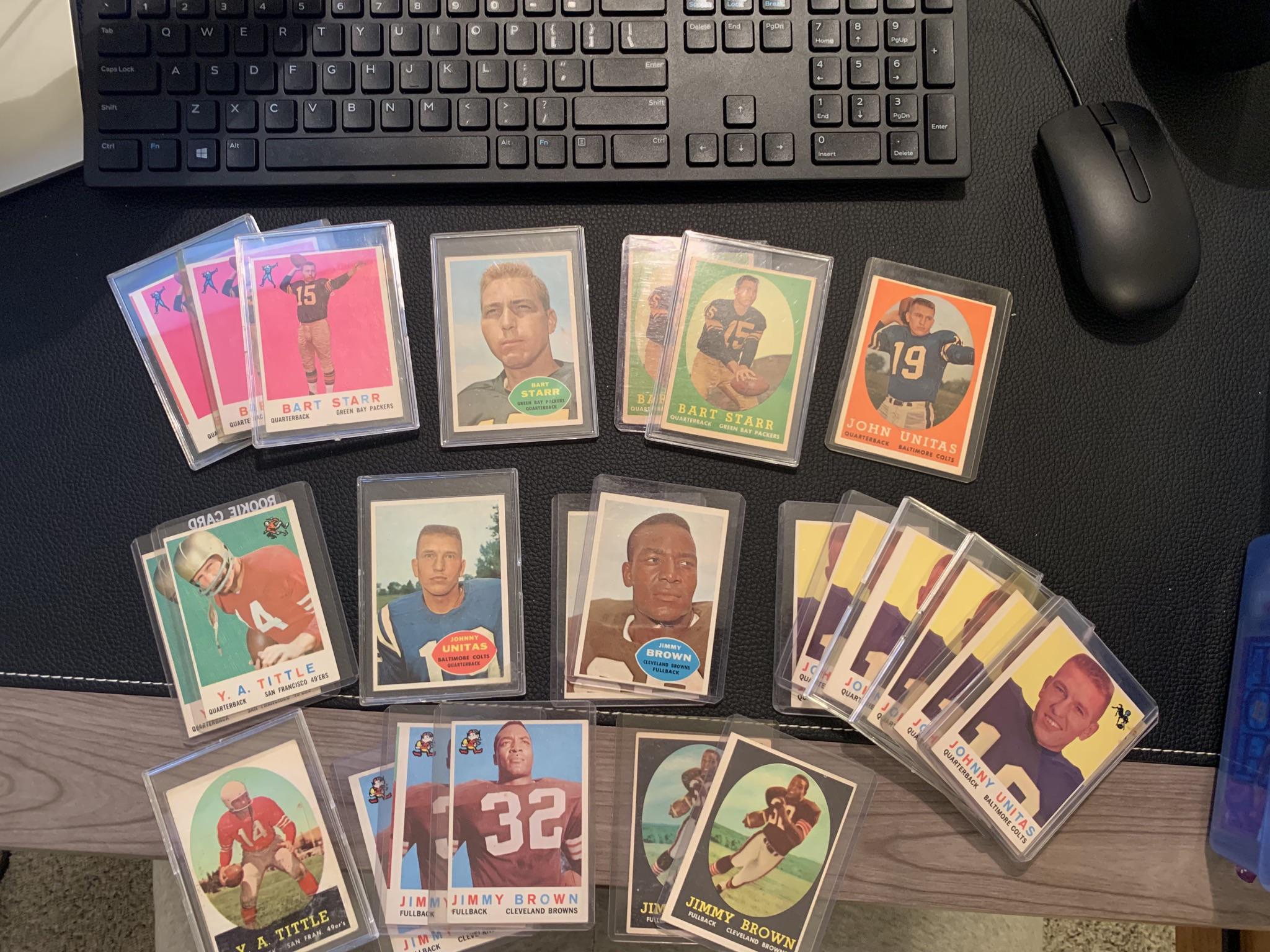 My parents found a stash of vintage sports cards in the attic of a