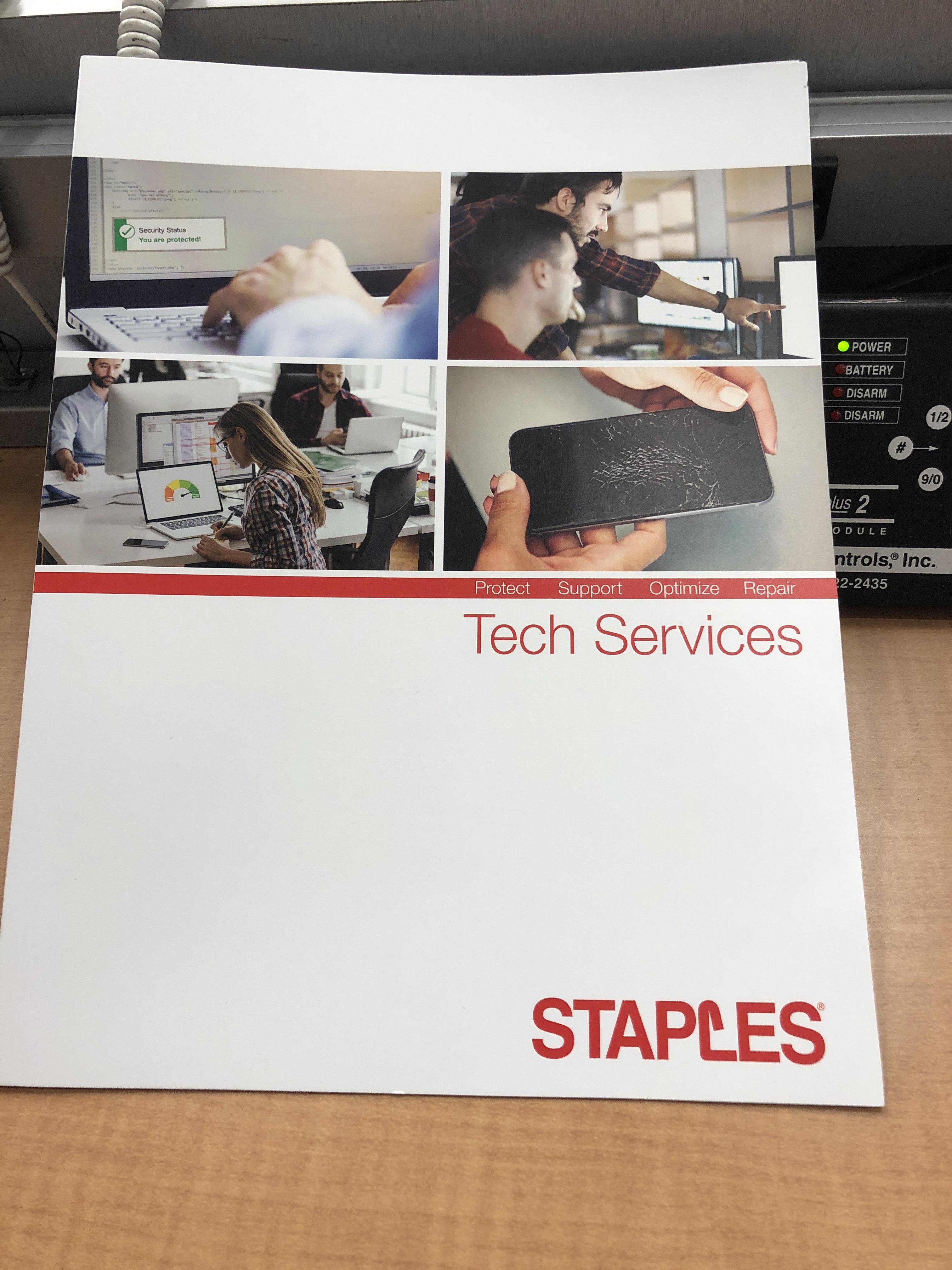 SKU for Tech Services folder? r/Staples