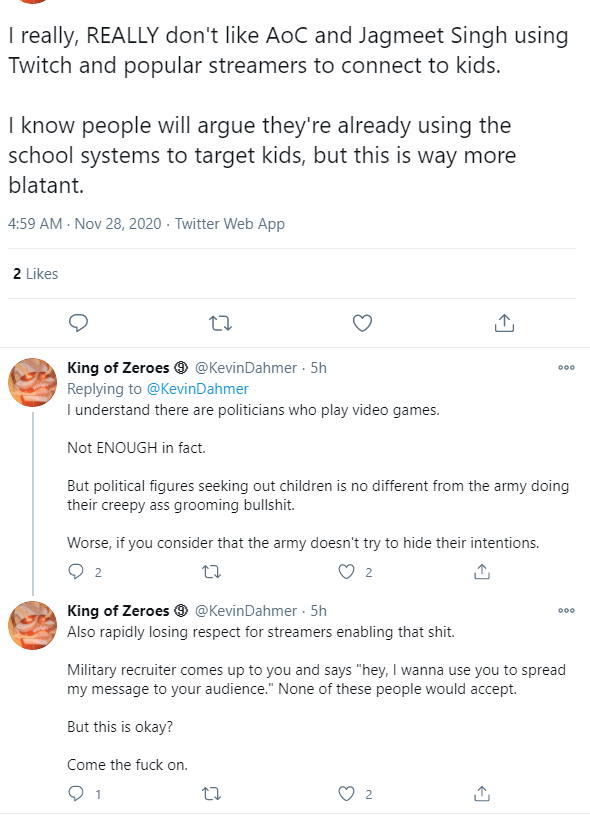 Politicians playing video games = grooming kids r/Gamingcirclejerk