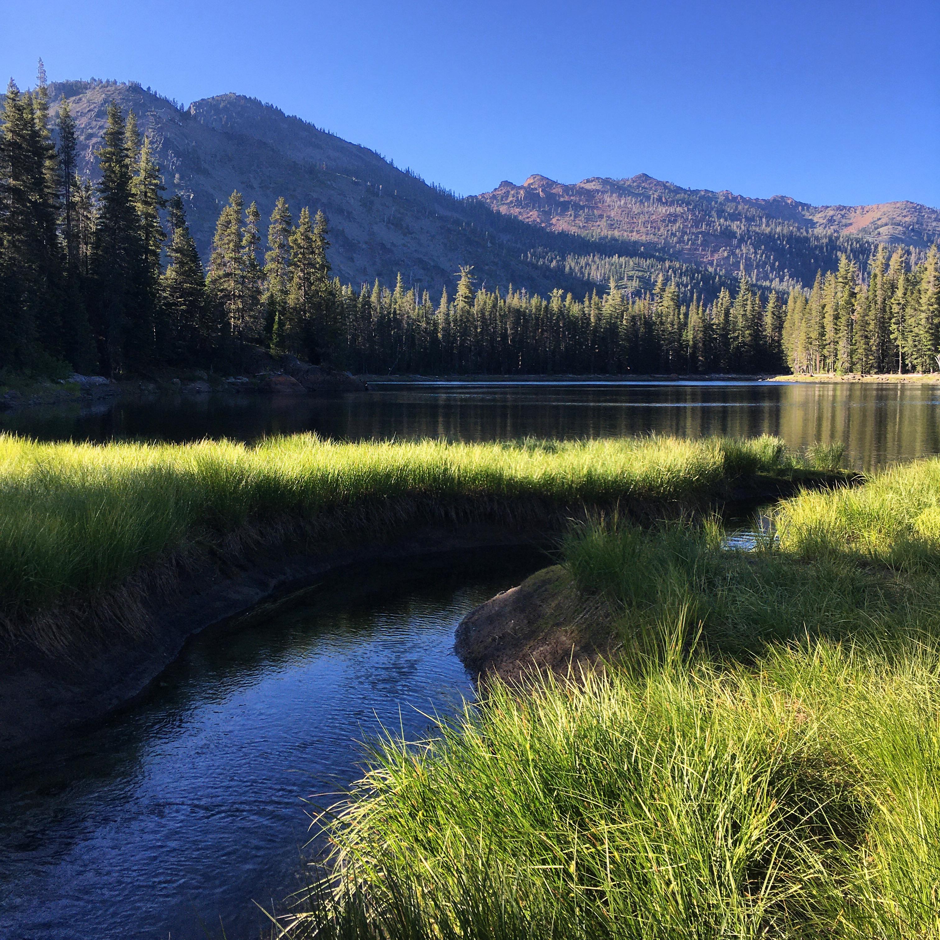 Campbell Lake. Marble Mountain Wilderness. Klamath National Forest r