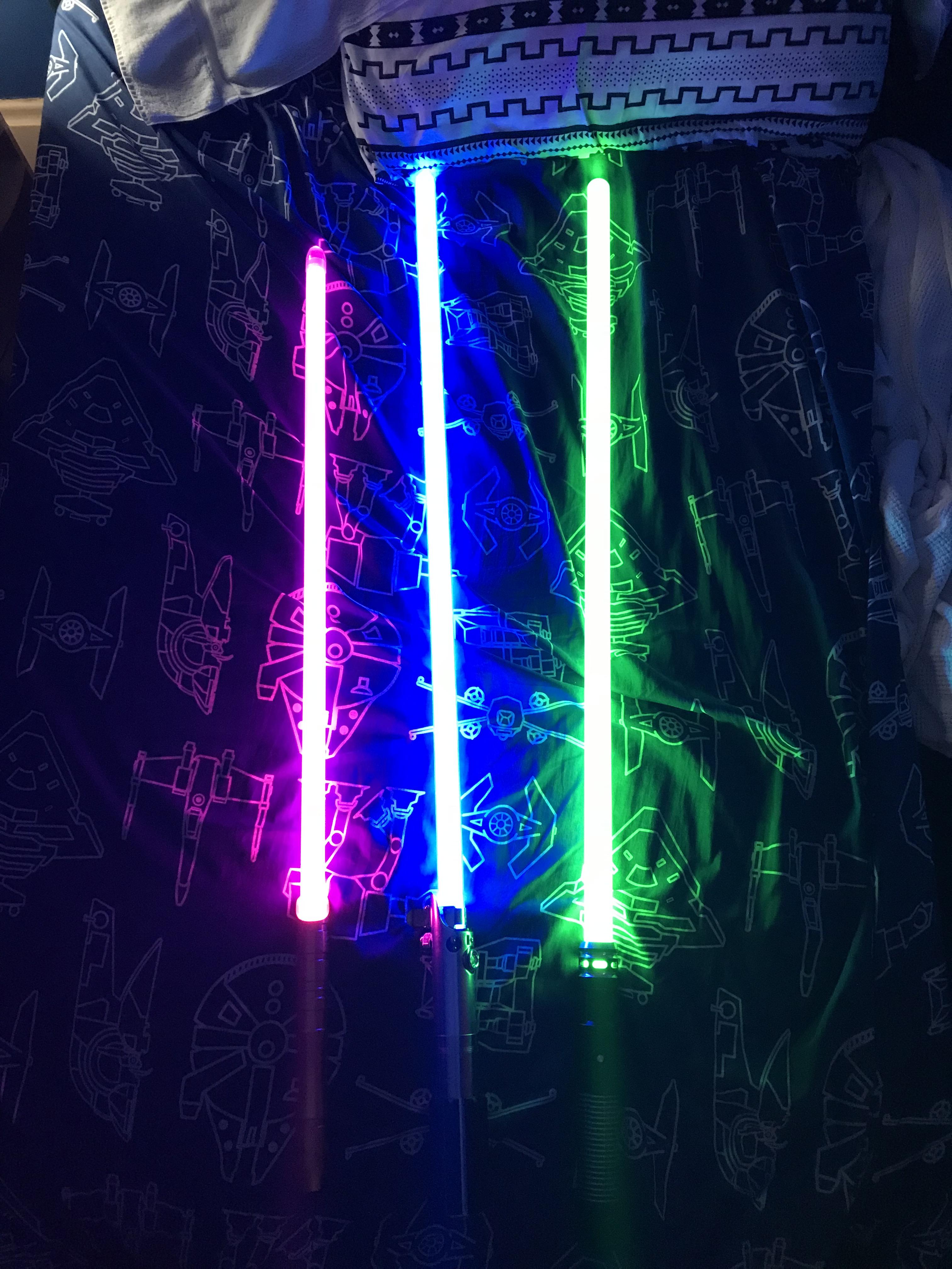 3 cheap sabers down... time to splurge and buy a nice one r/lightsabers