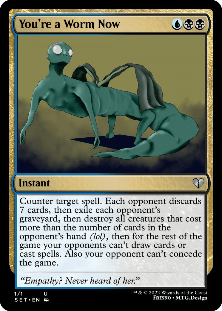 No WinCon Counterspell Discard Tribal r/magicthecirclejerking