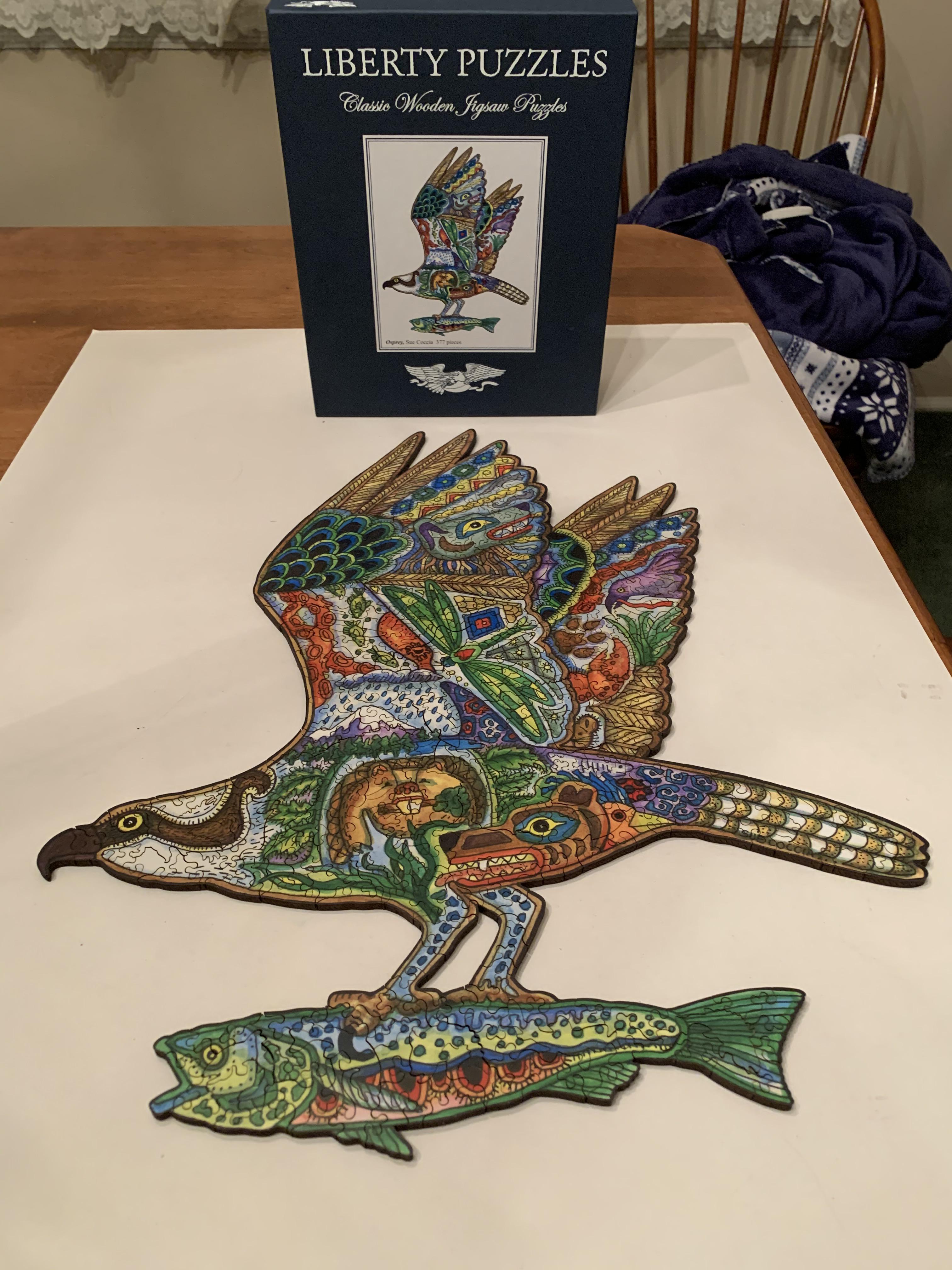 My First Liberty Puzzle Osprey, 377 Pieces Jigsawpuzzles
