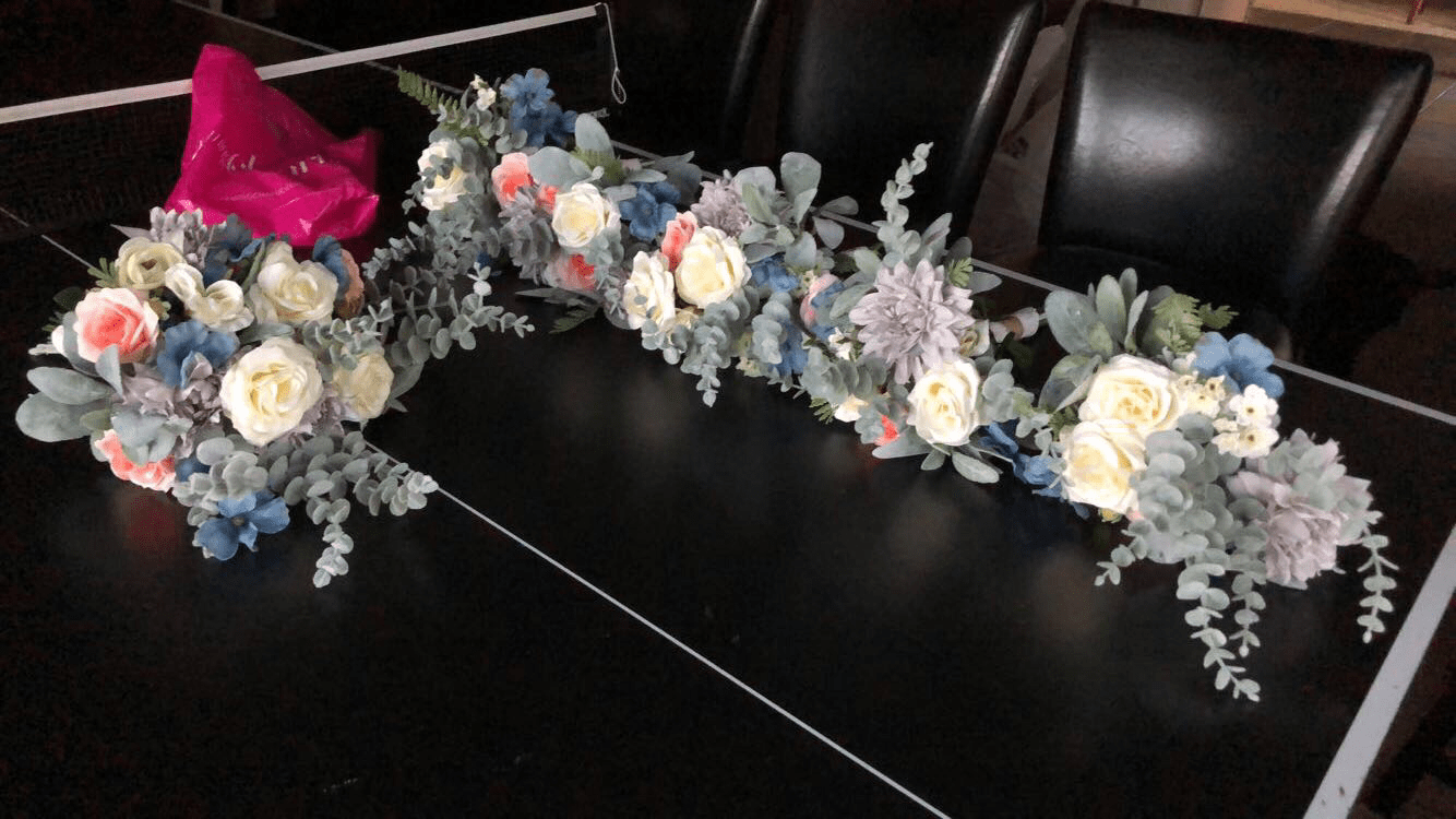 I made all my bouquets for my wedding party using hobby lobby flowers