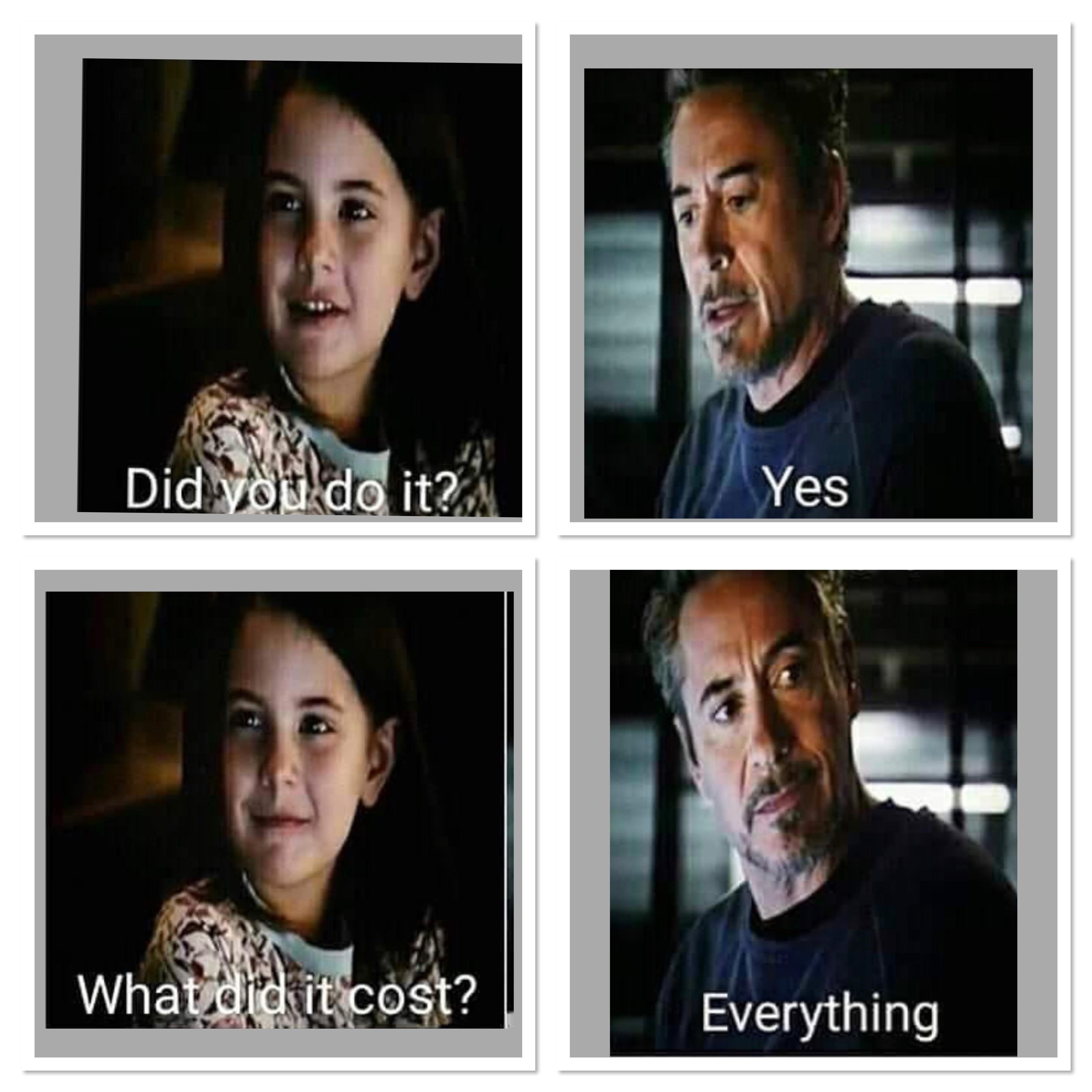 I love you 3000 AvengersEndGame