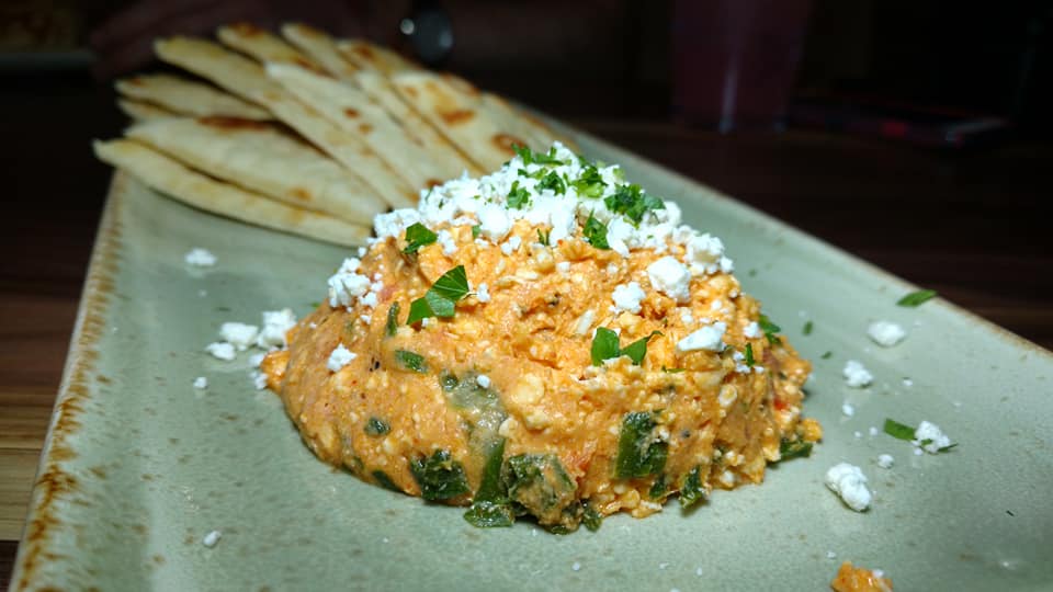 The spicy feta at Luna Grill is pretty great. r/FoodLosAngeles