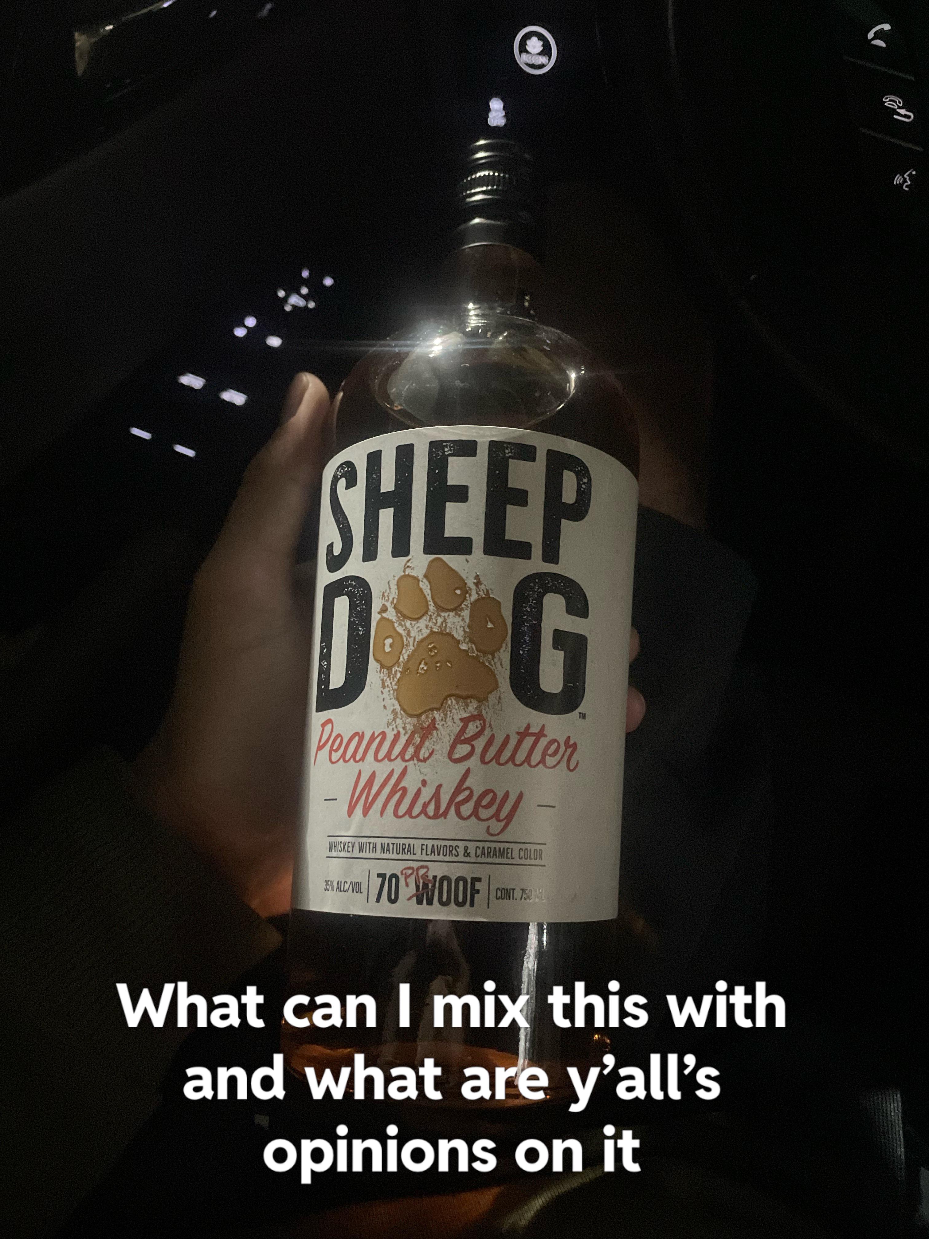 Sheep dog pbw r/alcohol