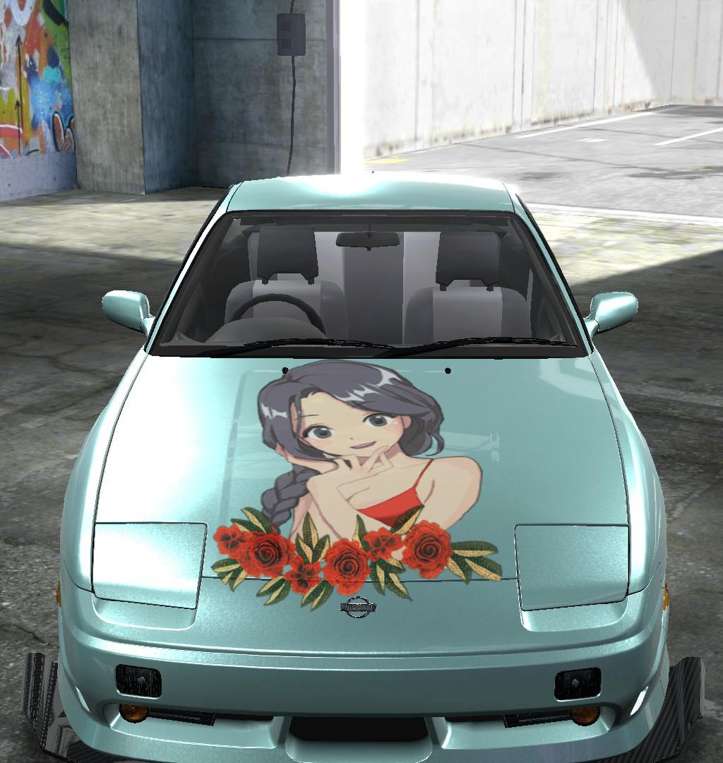 I screenshot a car from NFS heat then decided to do is make a simple