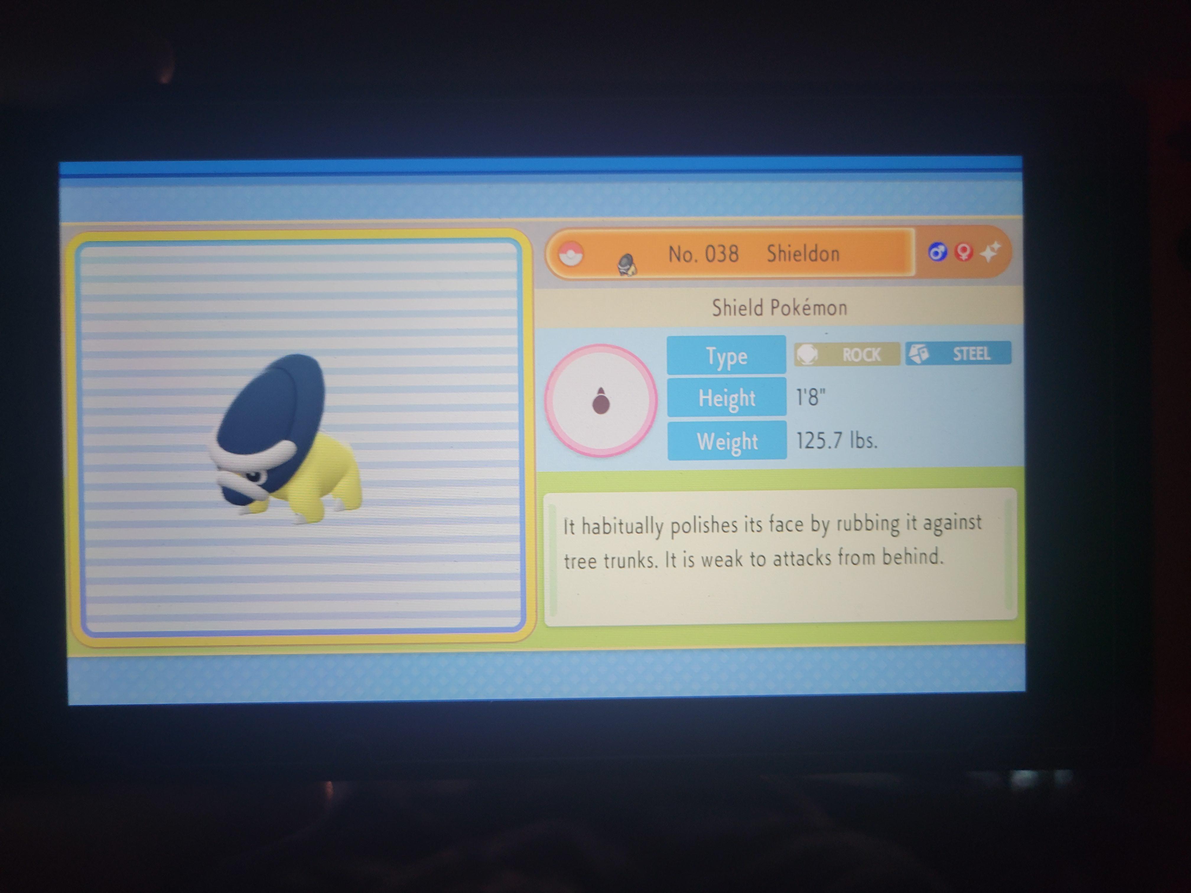 First fossil was a shiny! r/BDSP