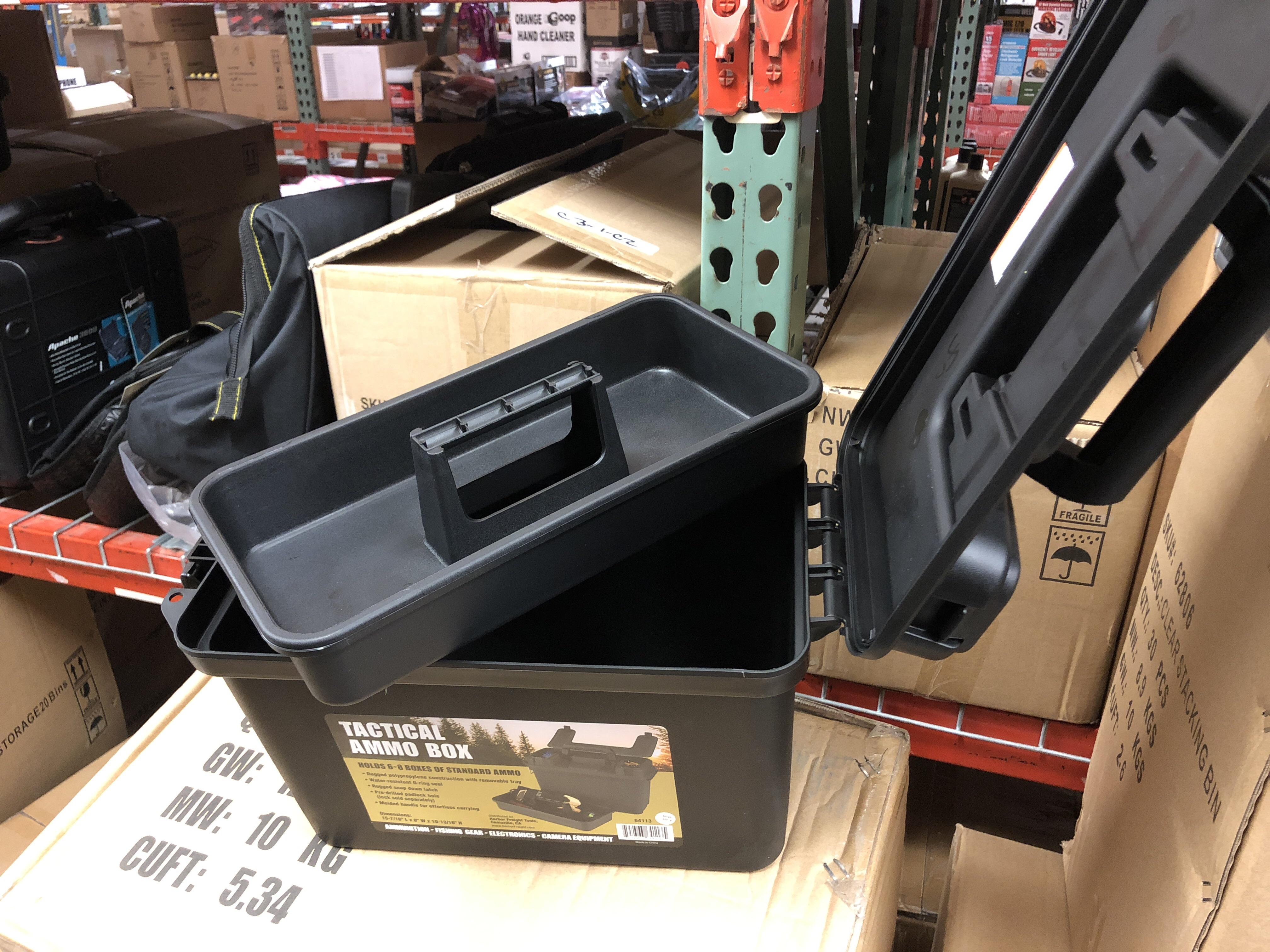 New Tactical Ammo Box, not very impressed r/harborfreight