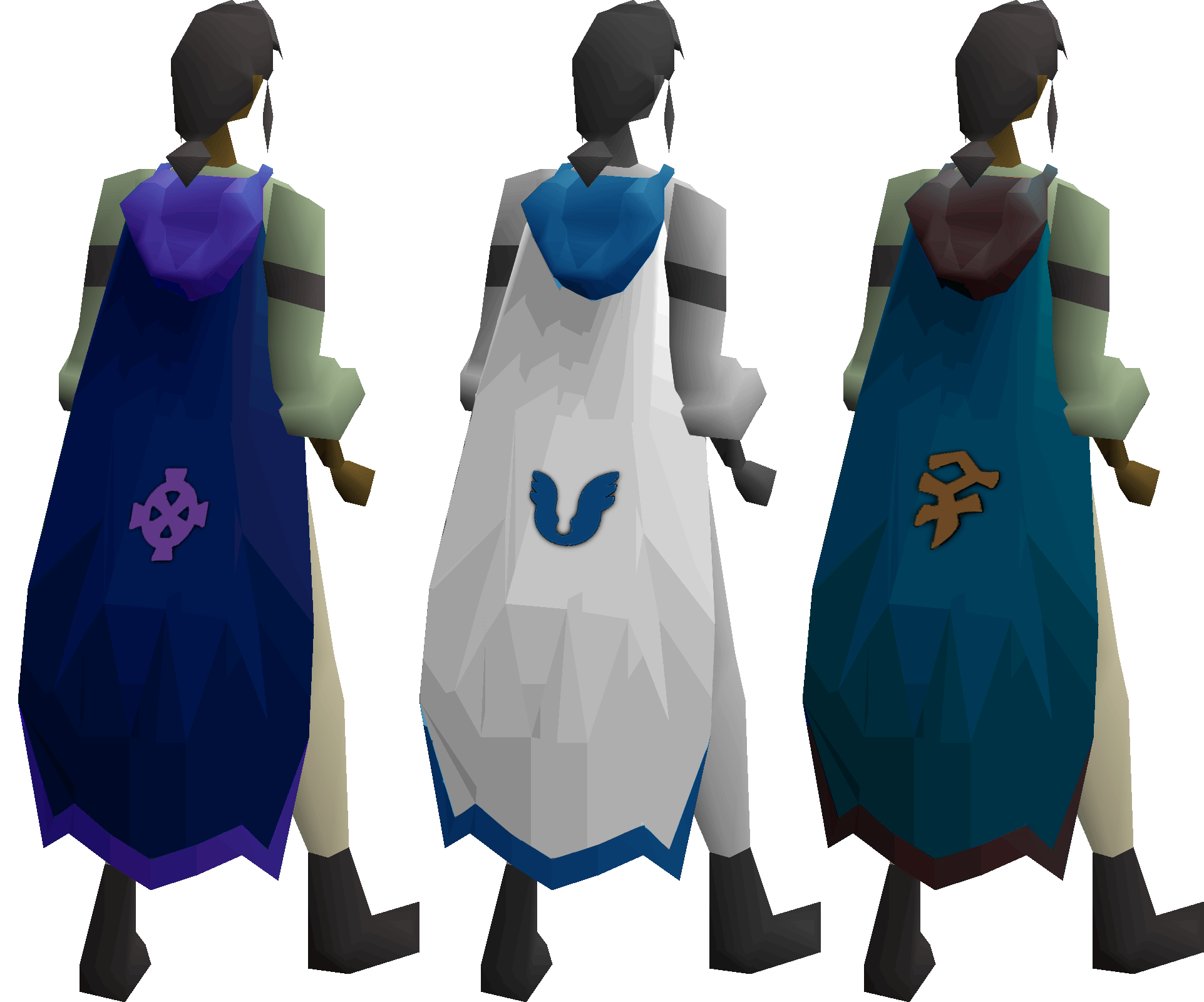 I made a mockup of some new imbued god capes, maybe as an ornament kit