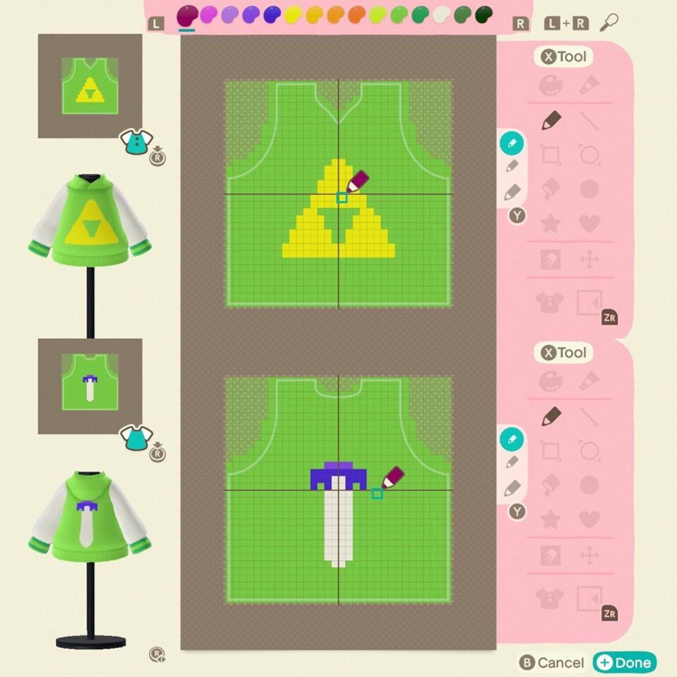 Animal Crossing Qr Codes Zelda Triforce