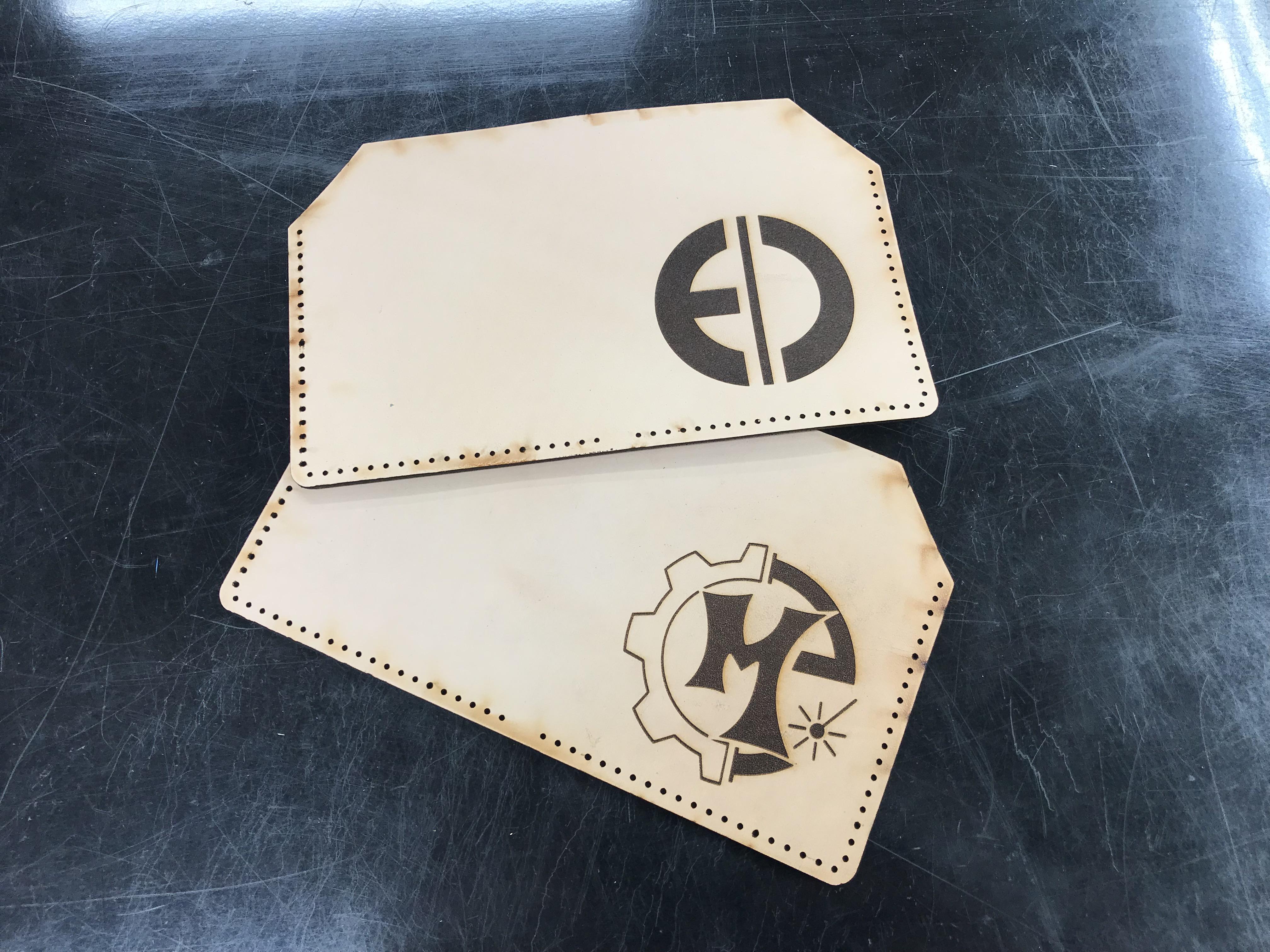 I laser cut these pieces of leather yesterday. Does anyone have a