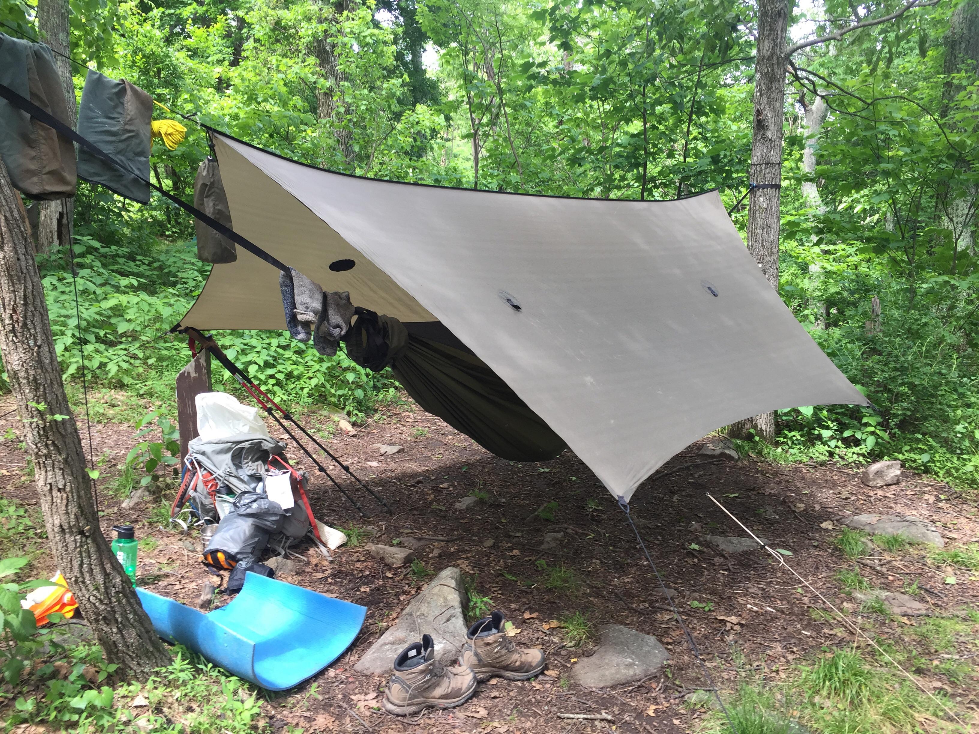 Here is my rig from 7 days in Shenandoah National Park r/Hammocks