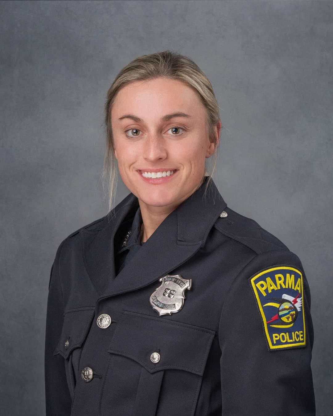 Parma Police Chief James Blair regrets to announce the death of Officer Kandice Straub. Officer