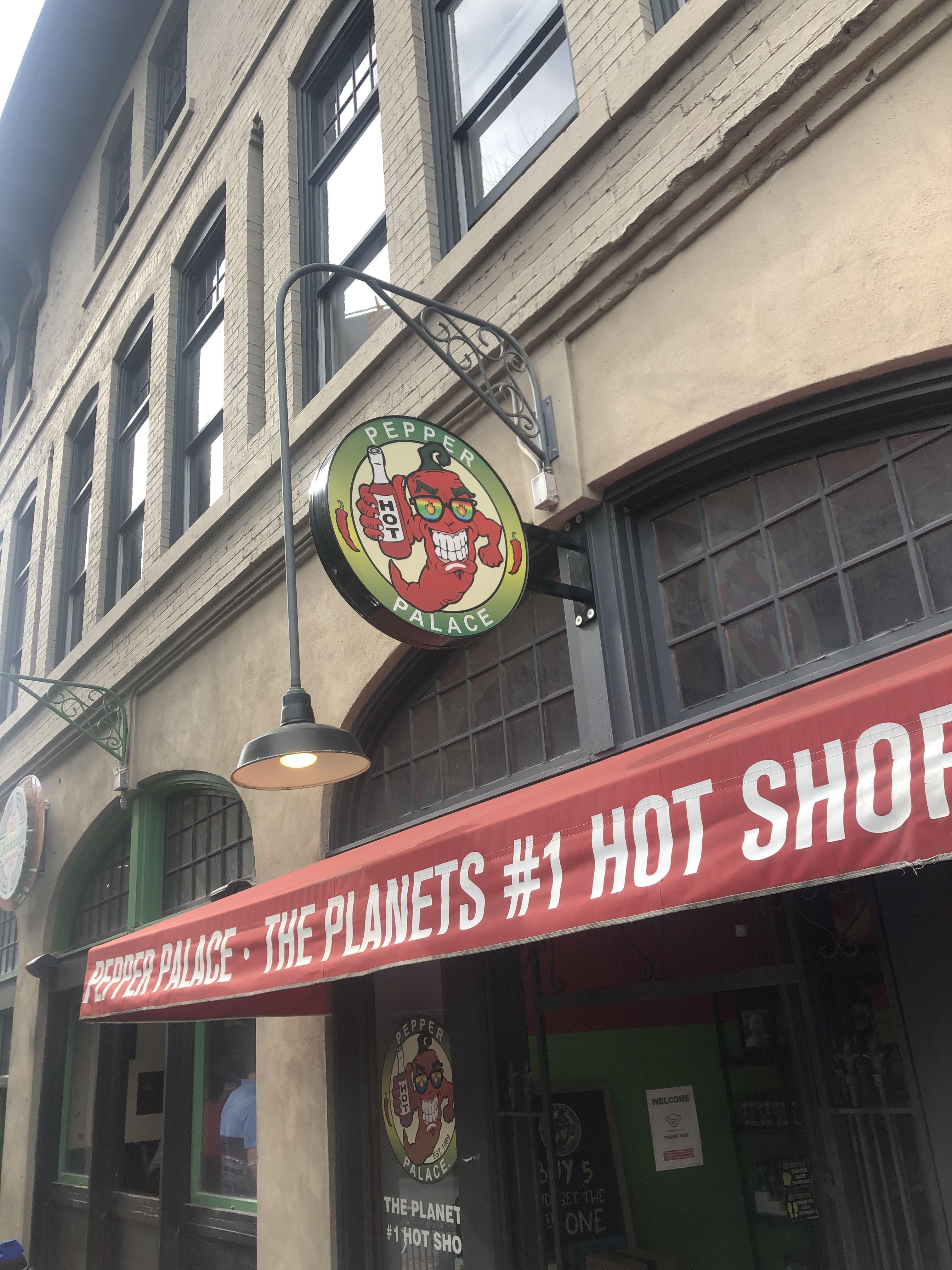 Hot Sauce Heaven in Asheville NC! They make all of their own sauces and the store is filled with