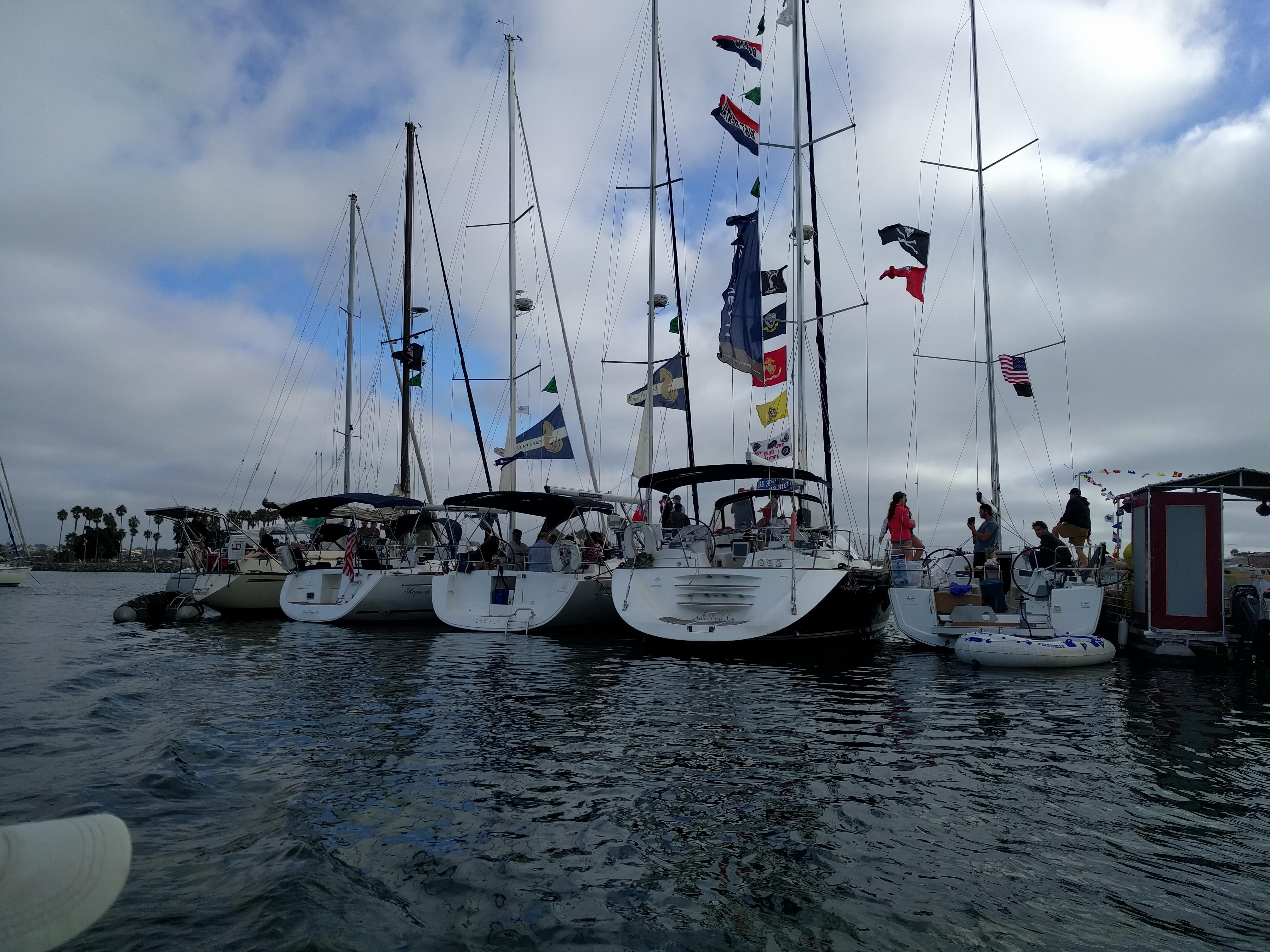 Seaforth end of summer rally and raft up. San diego r/sailing