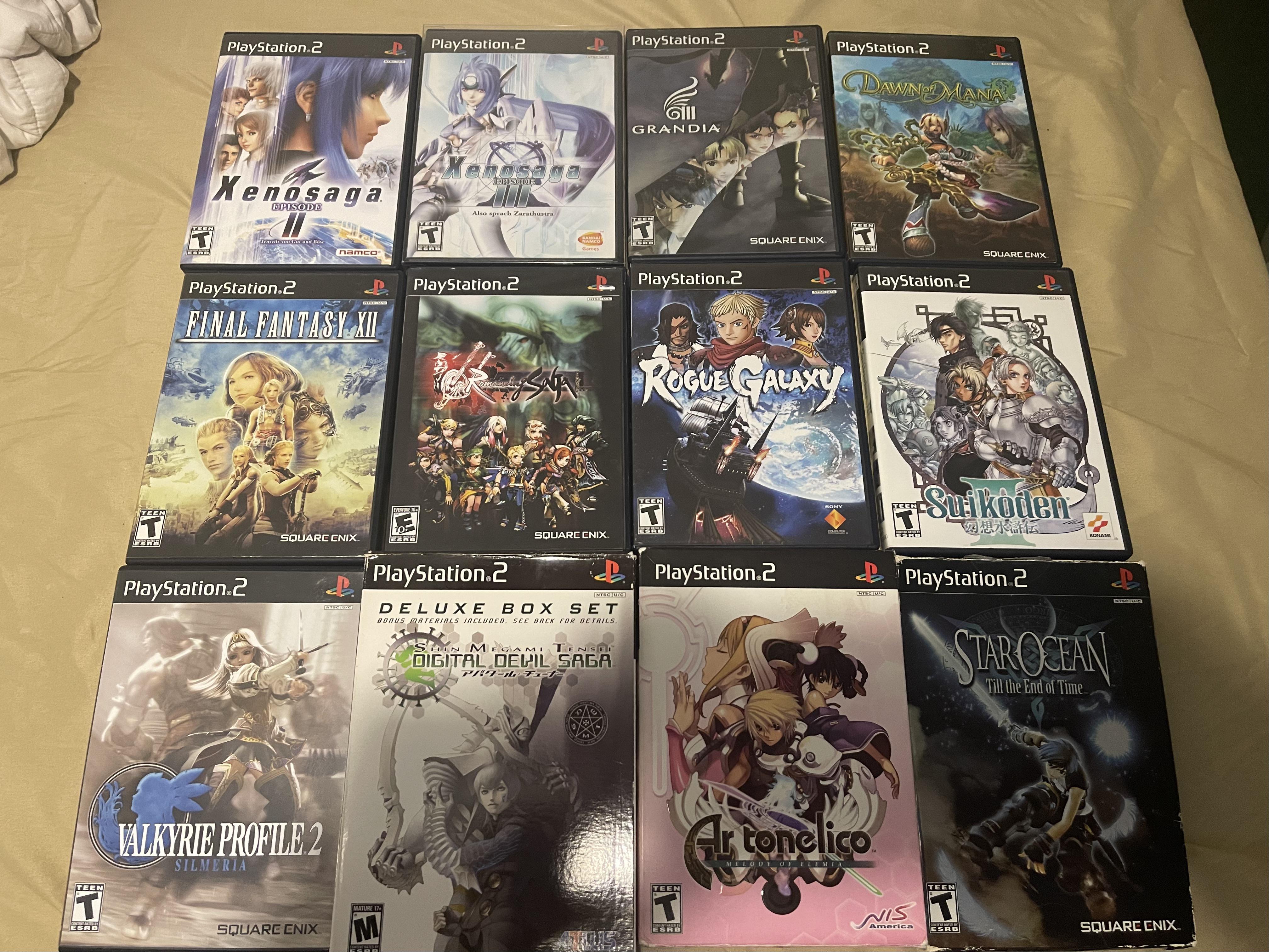 Getting back to the ps2. Slowly building my RPG games. r/ps2