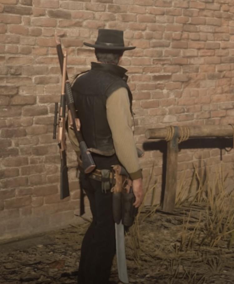 Rocking with my new machete holster