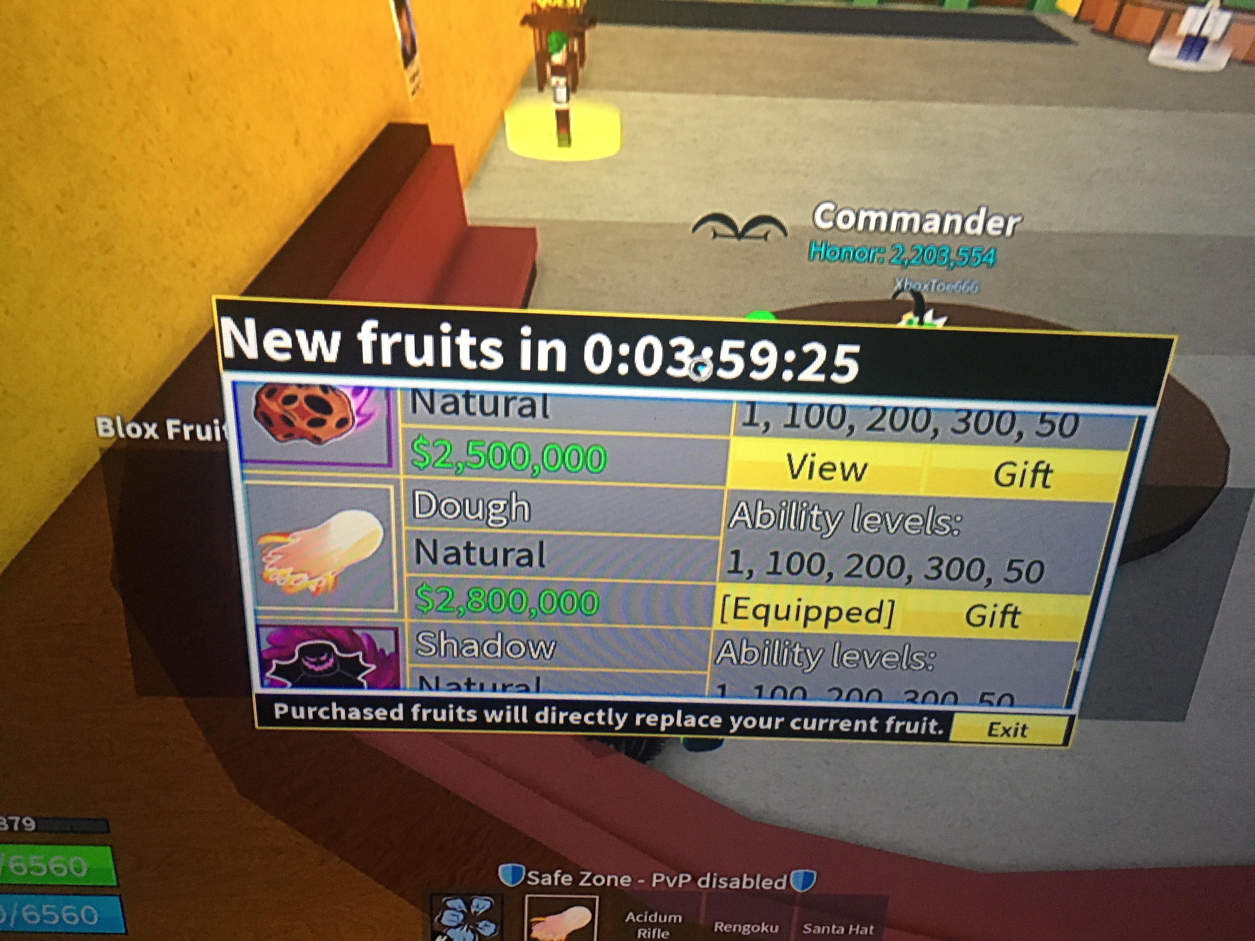 Dough in stock r/bloxfruits