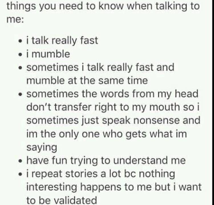 Does anyone else mumble as well? r/adhdmeme