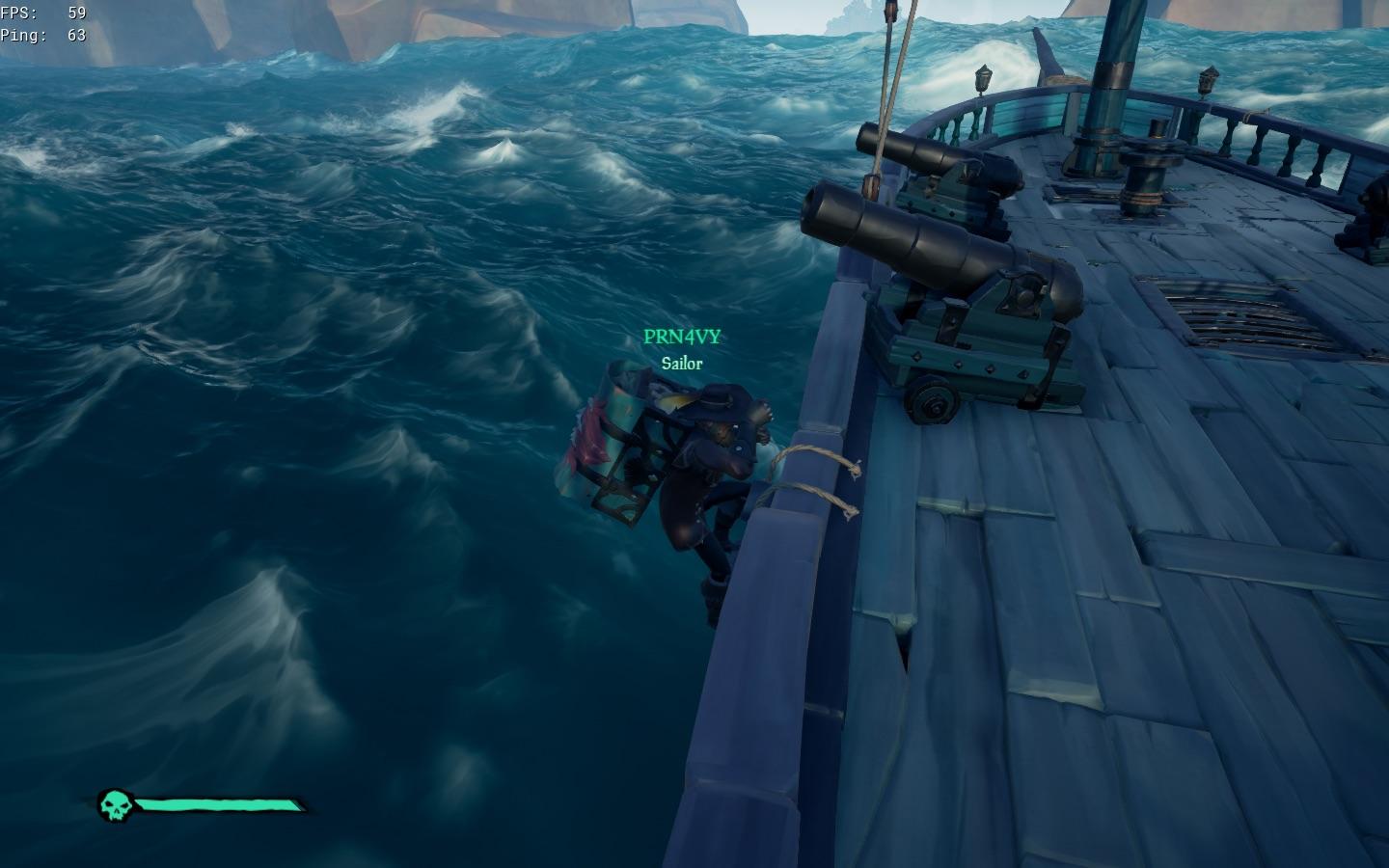 How NOT to get water on boat with chest of sorrow r/Seaofthieves