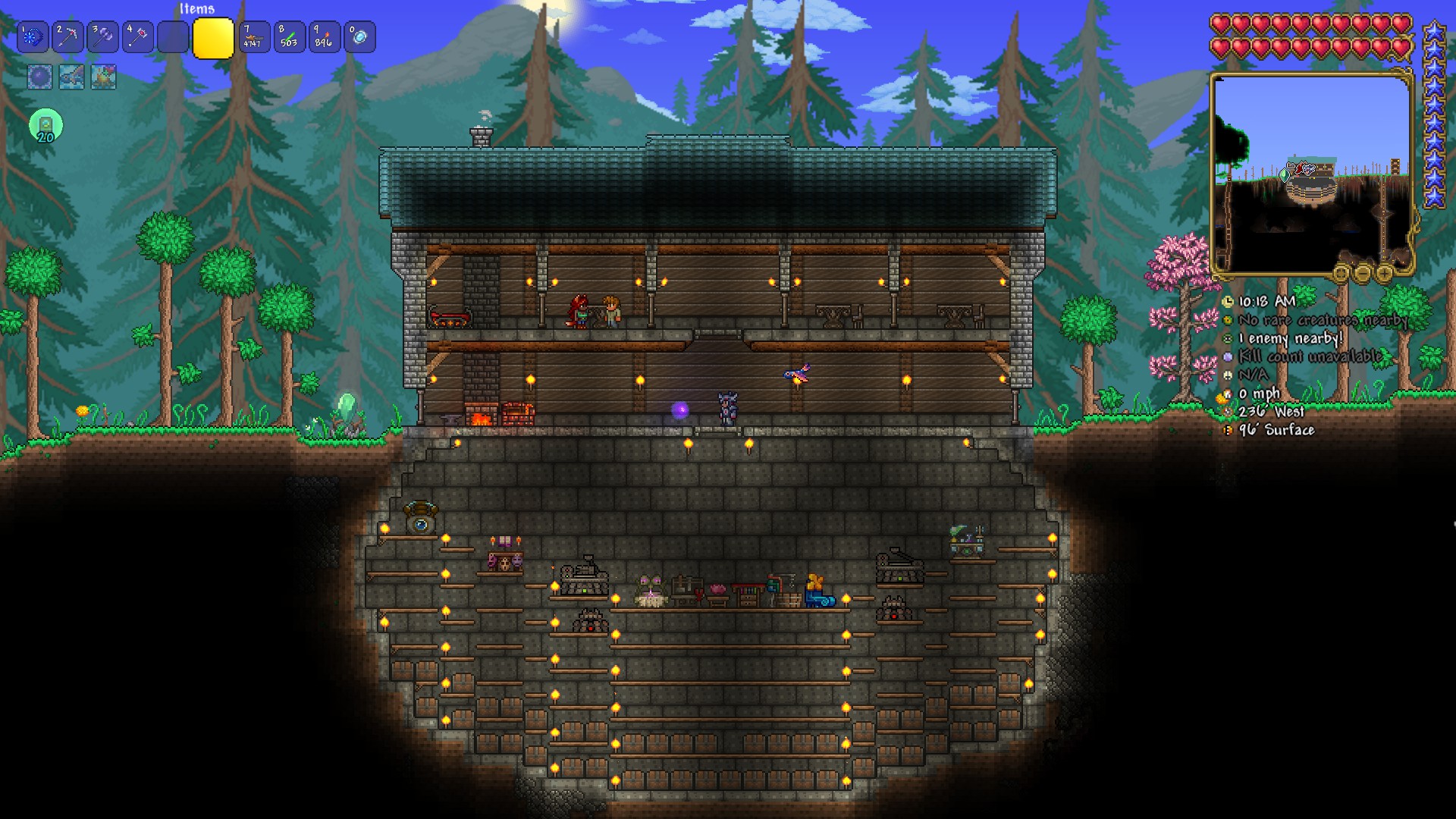 My House I'm proud of building as most of my structures in terraria are