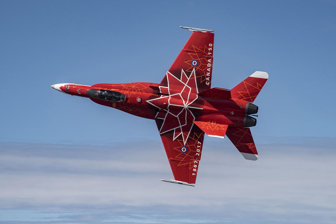 The Royal Canadian Air Force has one of coolest paint jobs I've seen on