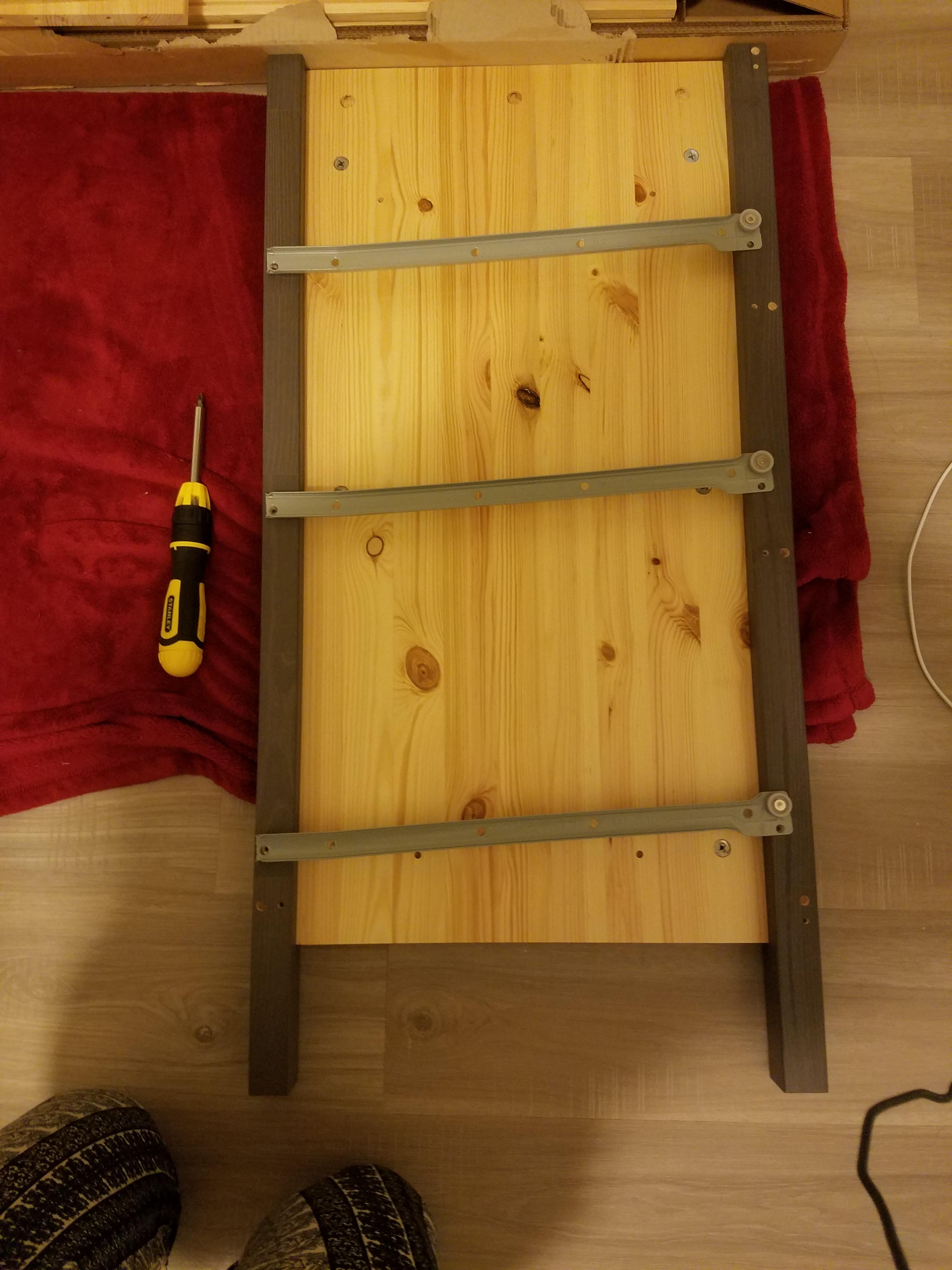 Are the holes misaligned in this hemnes dresser or am I doing something