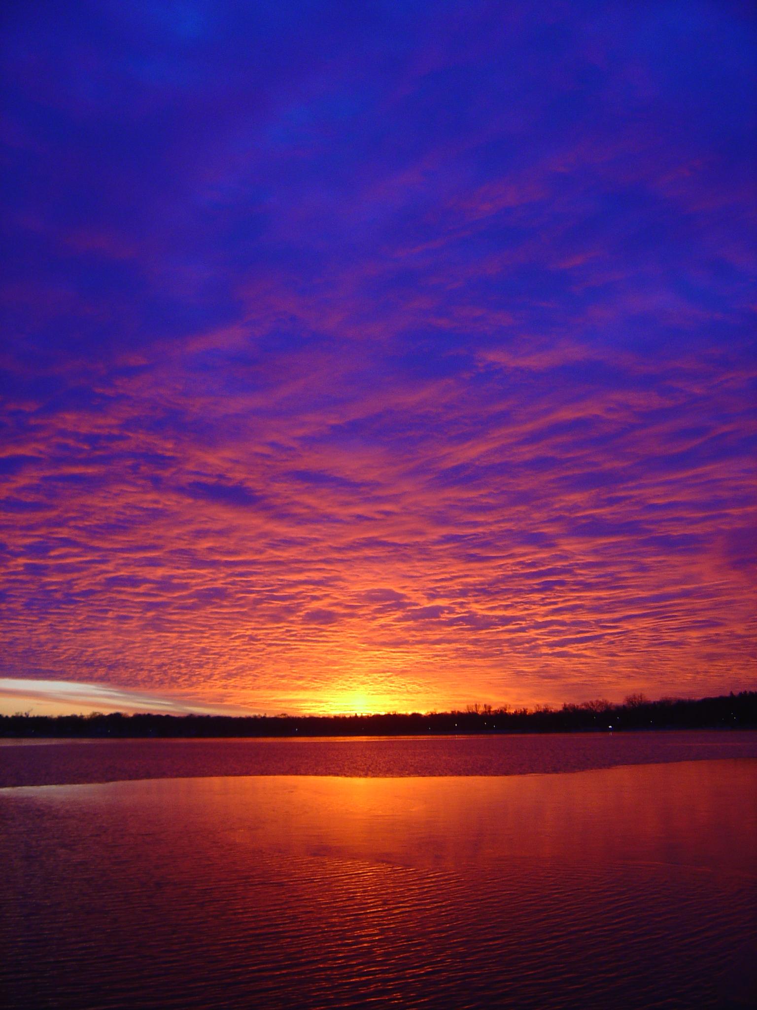 Sunrise Unedited, untouched. Minneapolis, MN r/pics