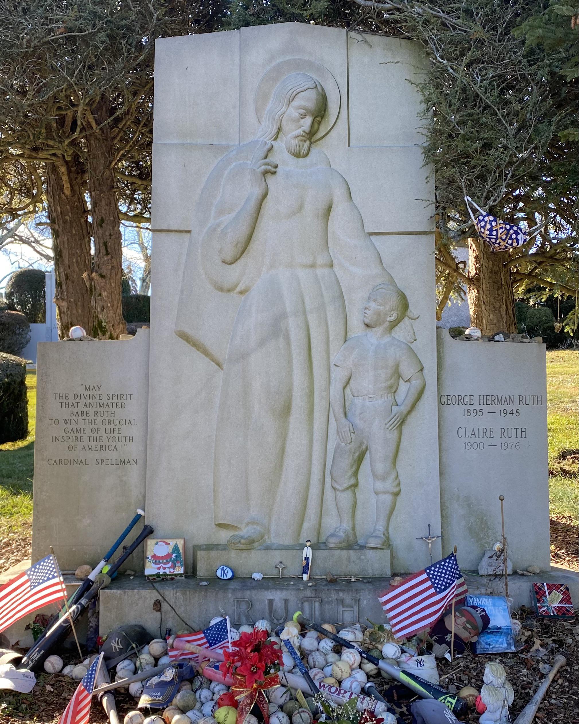 ‘Babe’ Ruth, Gates of Heaven Cemetery, Westchester, NY r