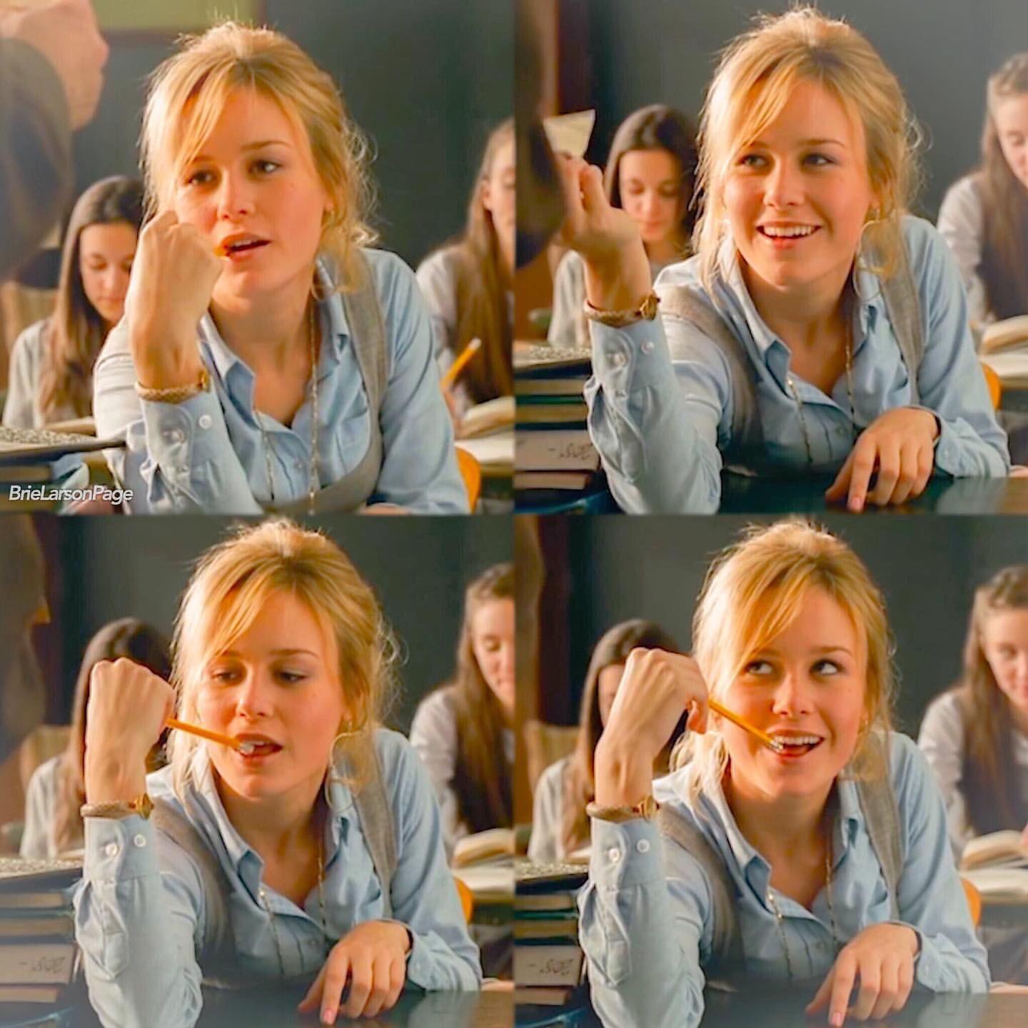 Brie does lots of sexy stuff in Tanner Hall. : BrieLarson