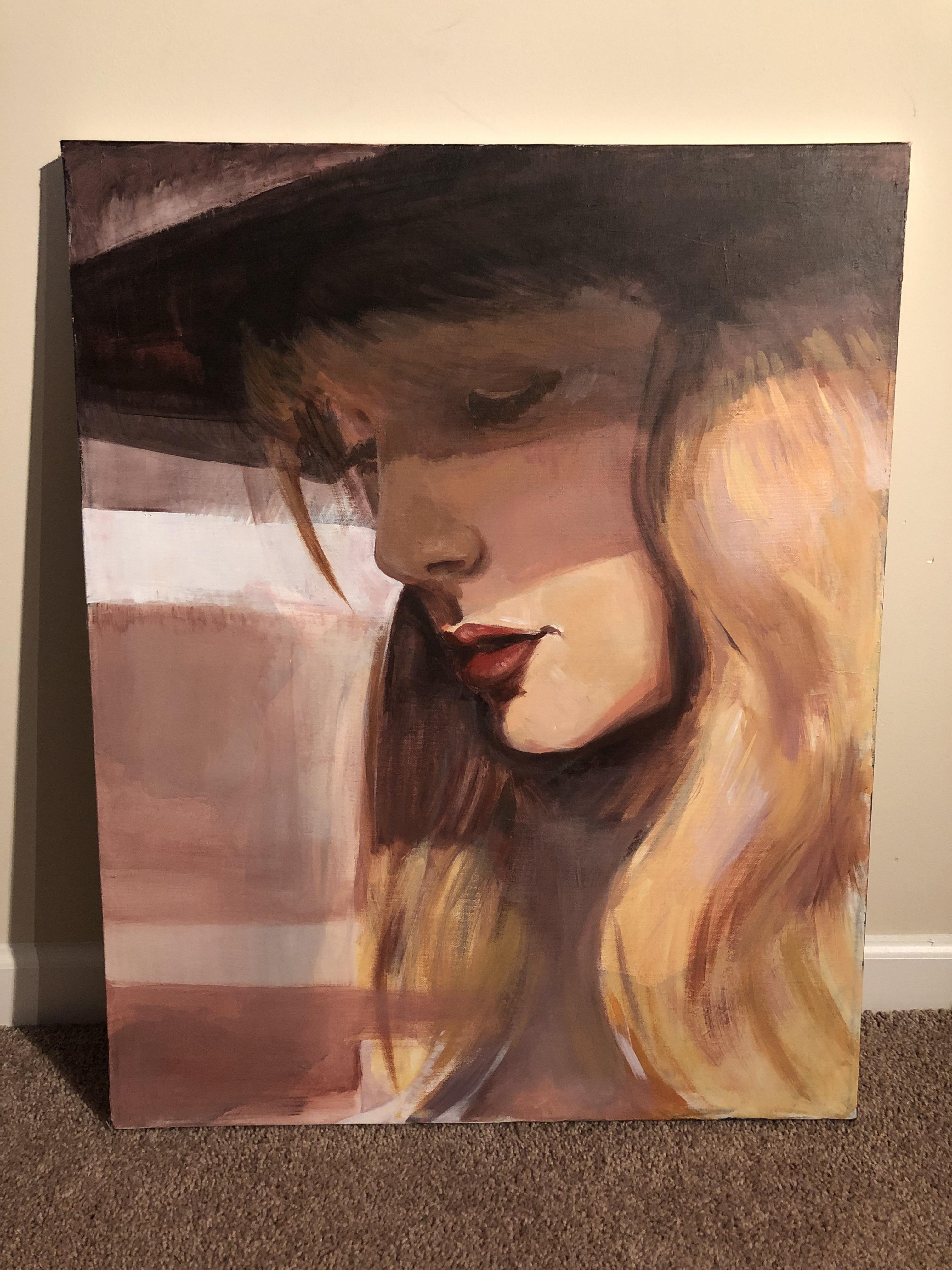 Bought this painting at a yard sale today. r/TaylorSwift