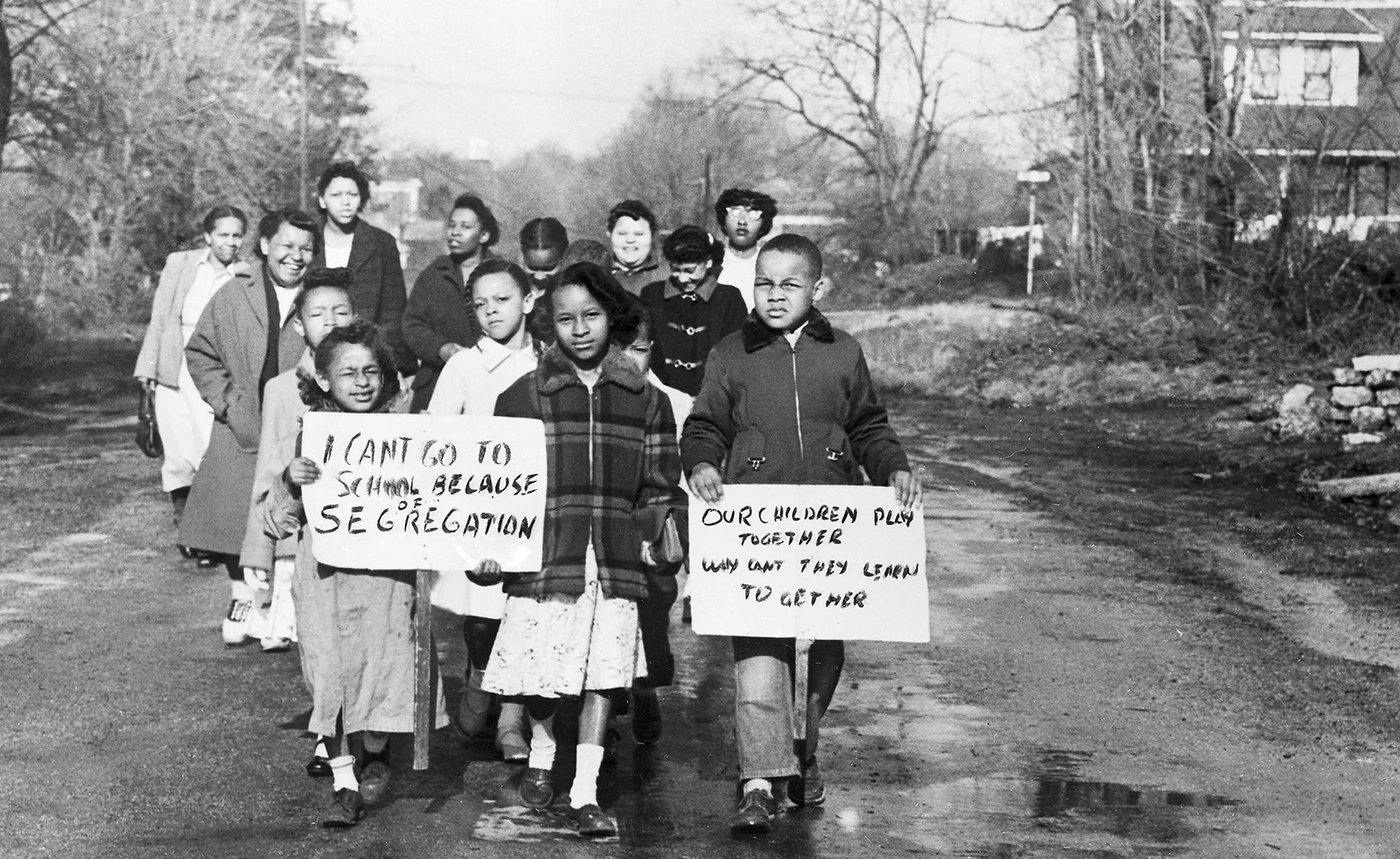 For two years after Brown v. Board of Education (1954) Hillsboro