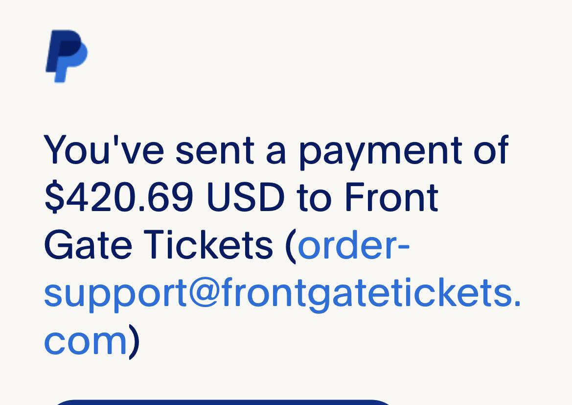 My monthly ticket payment r/WhenWeWereYoungFest