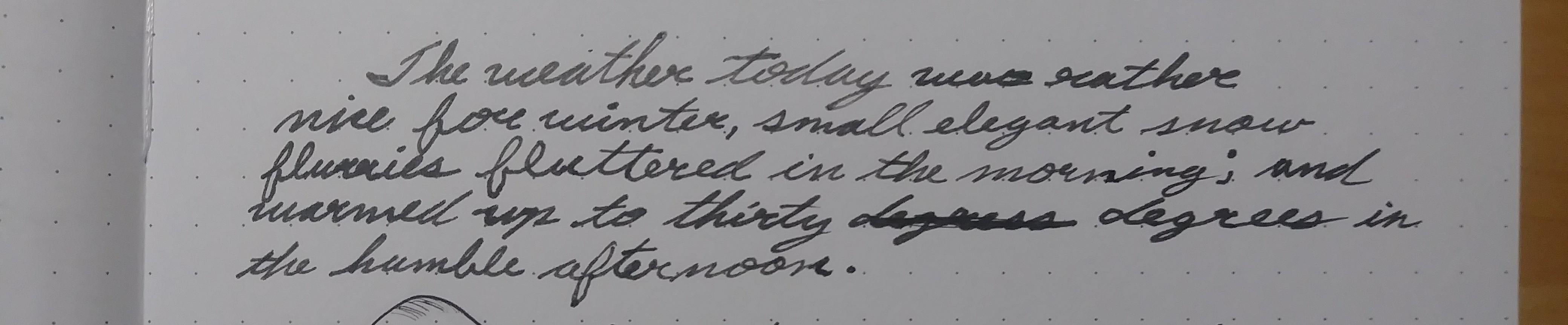 What do you think of my dip pen writing? Does it look sloppy or is it