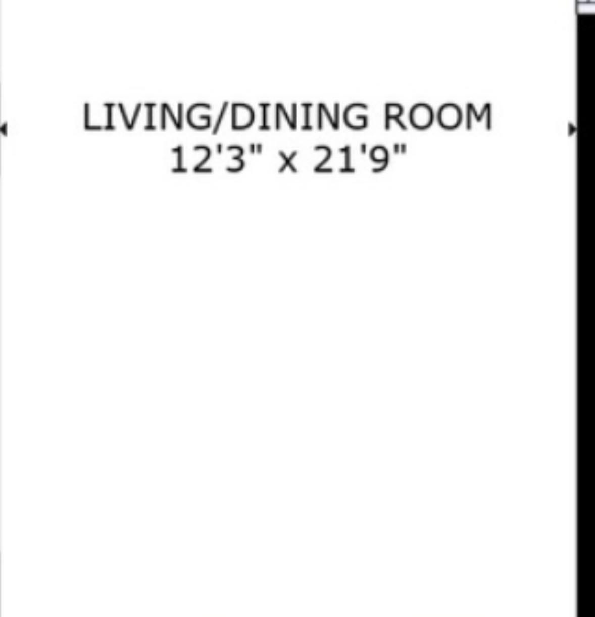 Dining table size r/floorplan