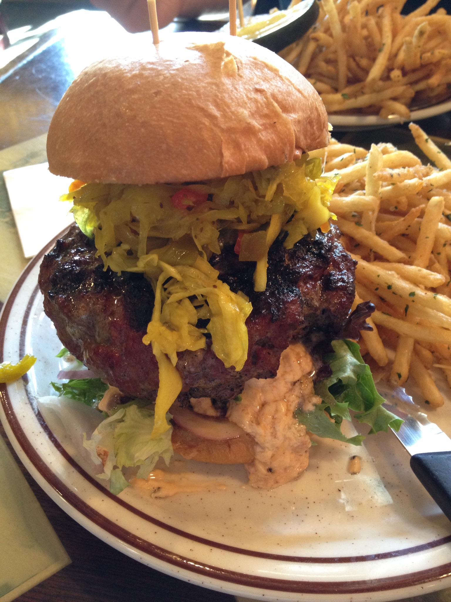 The Juicy J burger Roslyn’s Cafe is one of the best burgers I’ve ever eaten! In Rosalyn, WA