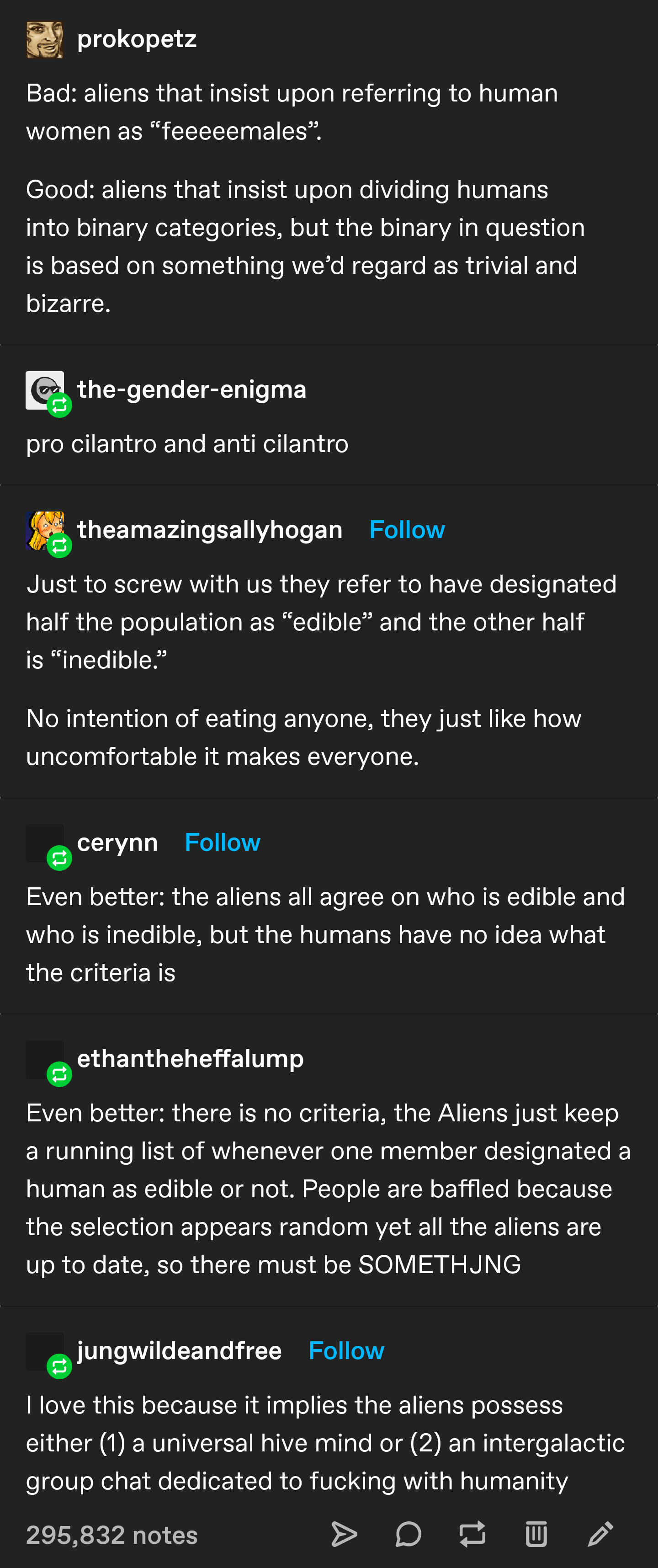 human binaries r/CuratedTumblr