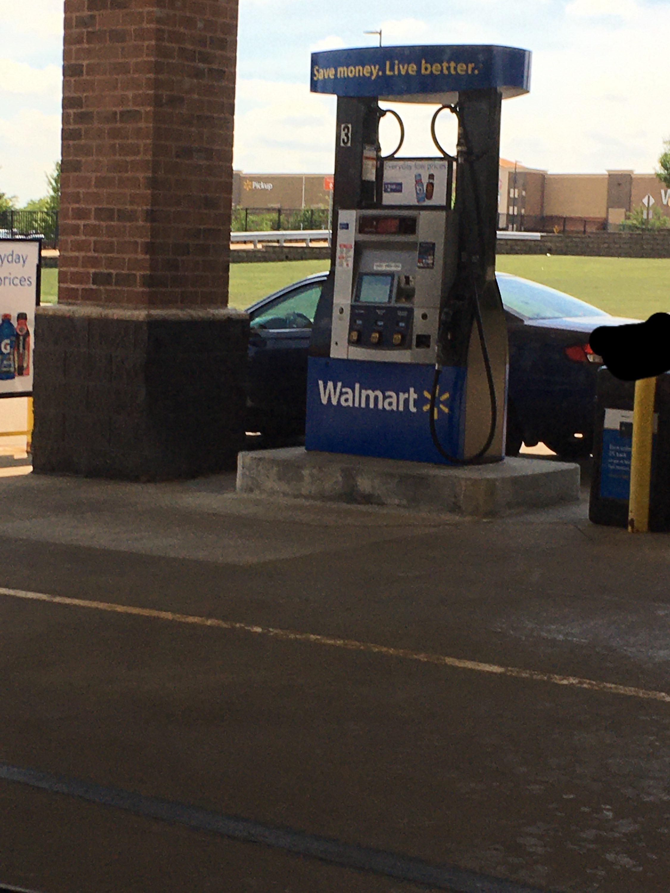 This Walmart gas station r/mildlyinteresting