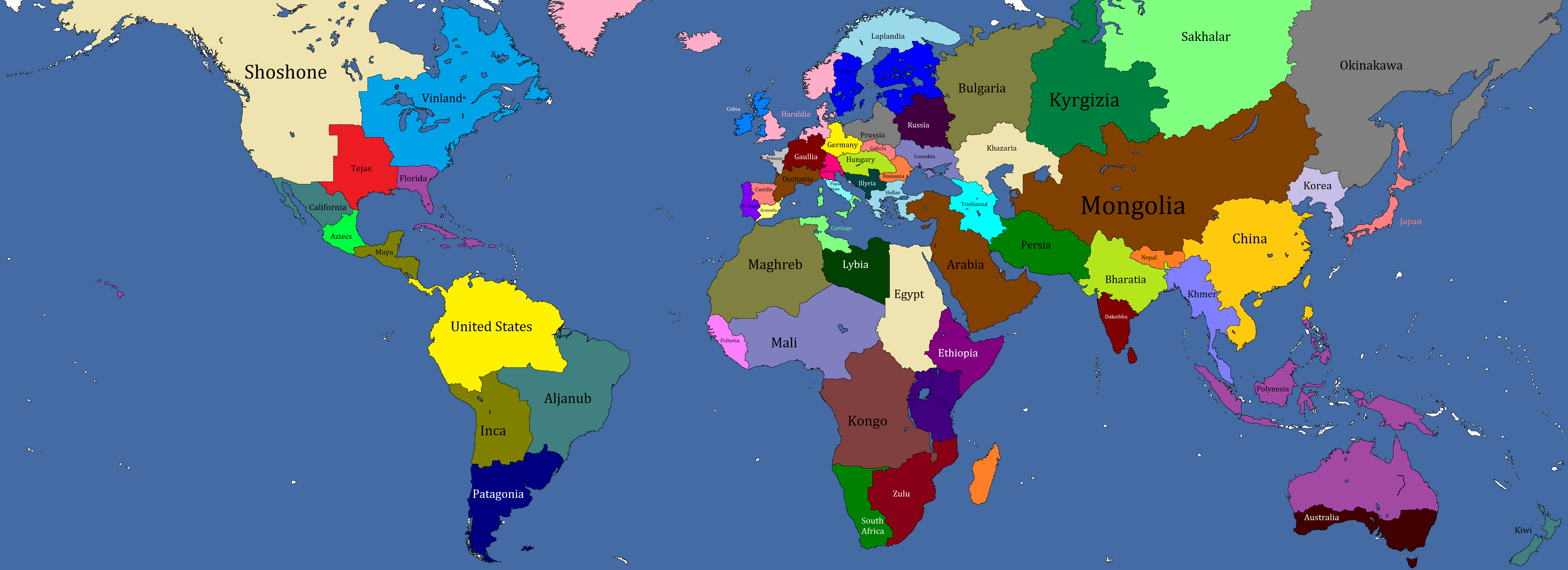 A map for the concept of a mod that will probably never be made. r/hoi4