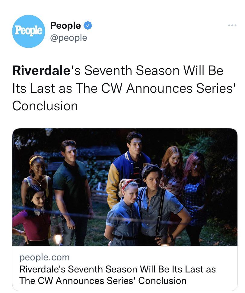 BREAKING NEWS The cast of Riverdale is finally free. What are your