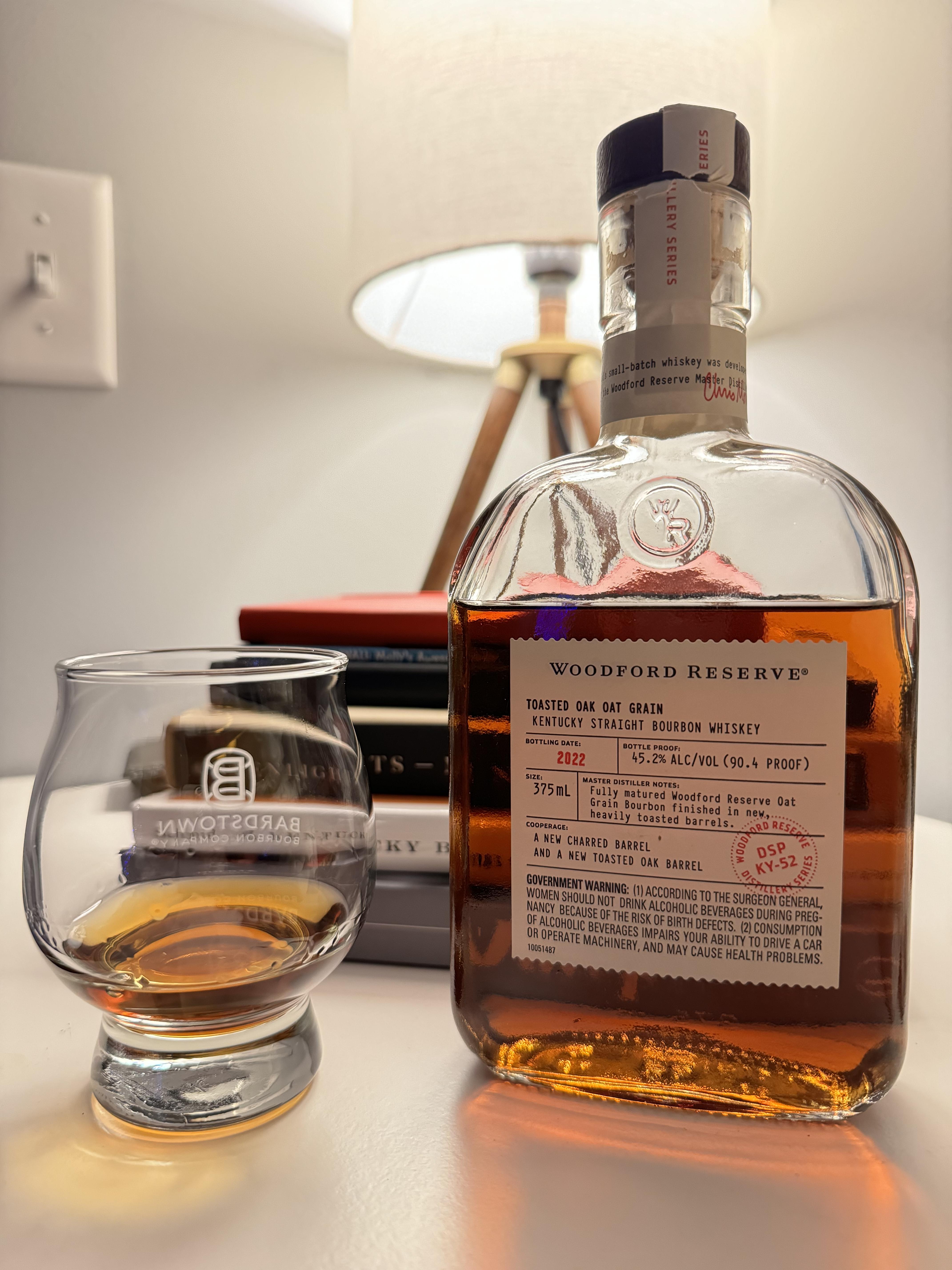 Review 4 Woodford Reserve Toasted Oak Oat Grain (2022) r/bourbon