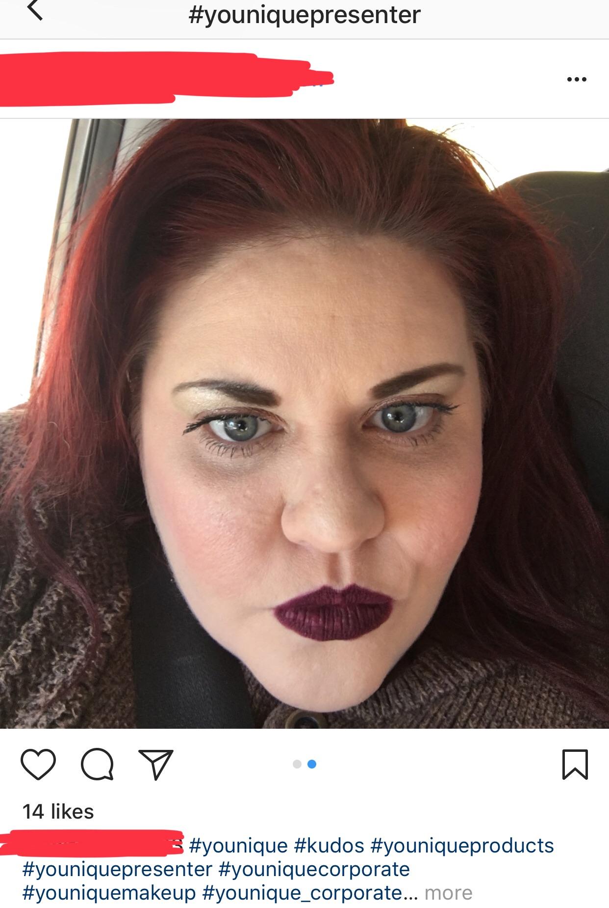 This lip color looks drier than a bucket of sand. r/Youniqueamua